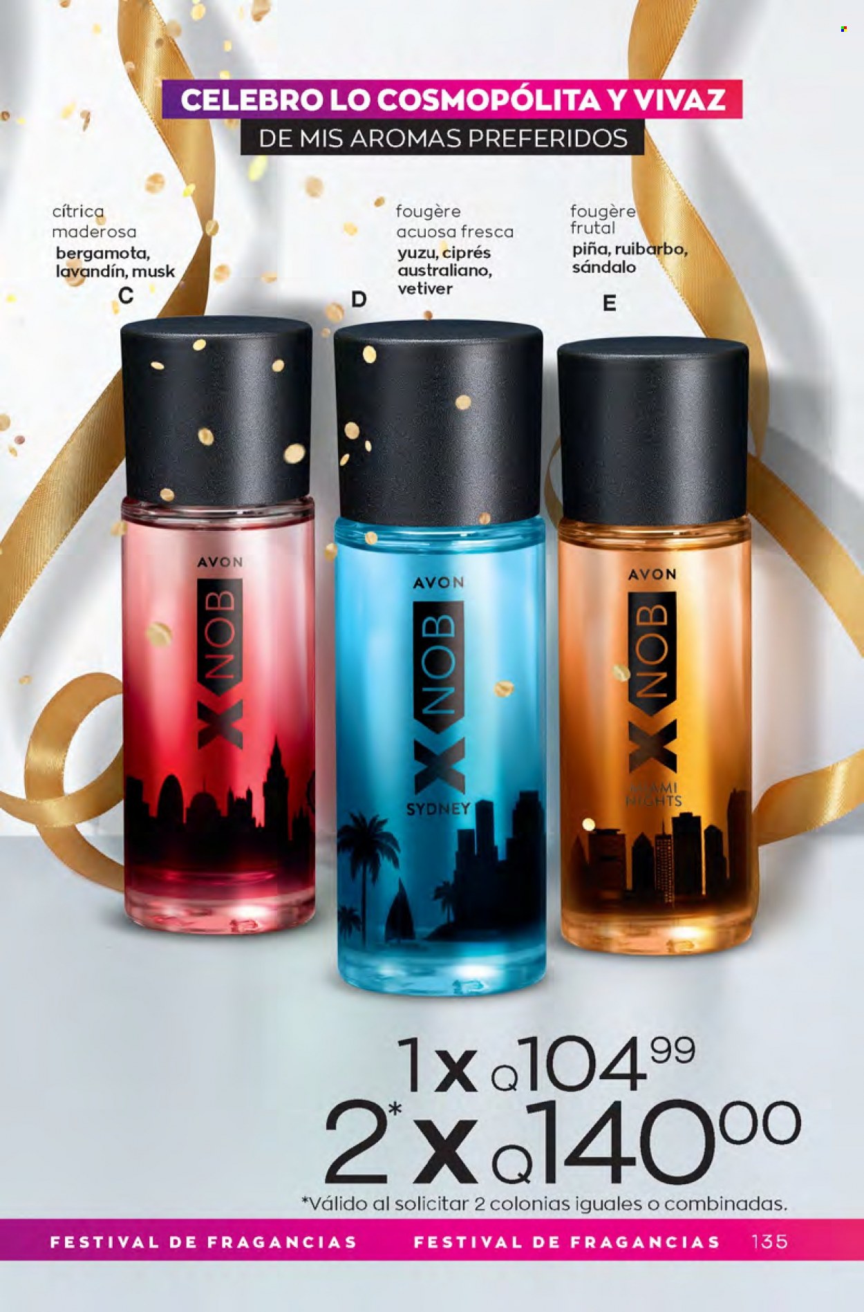 Catálogo Avon. Página 135