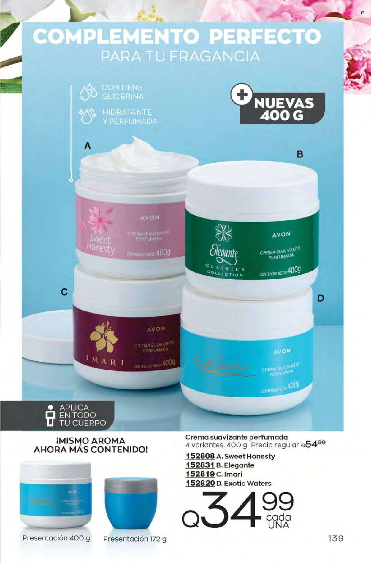 Catálogo Avon. Página 139