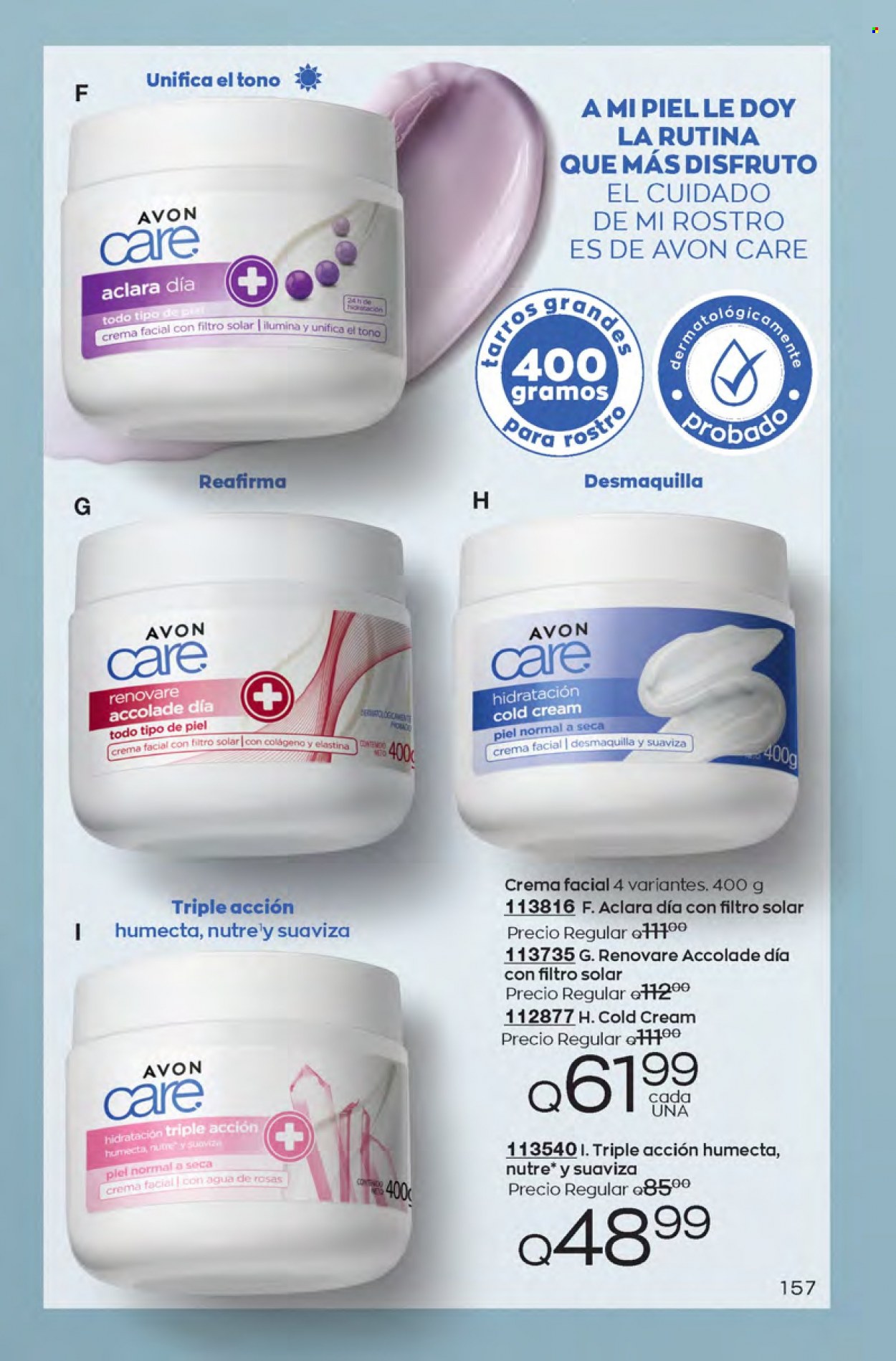 Catálogo Avon. Página 157