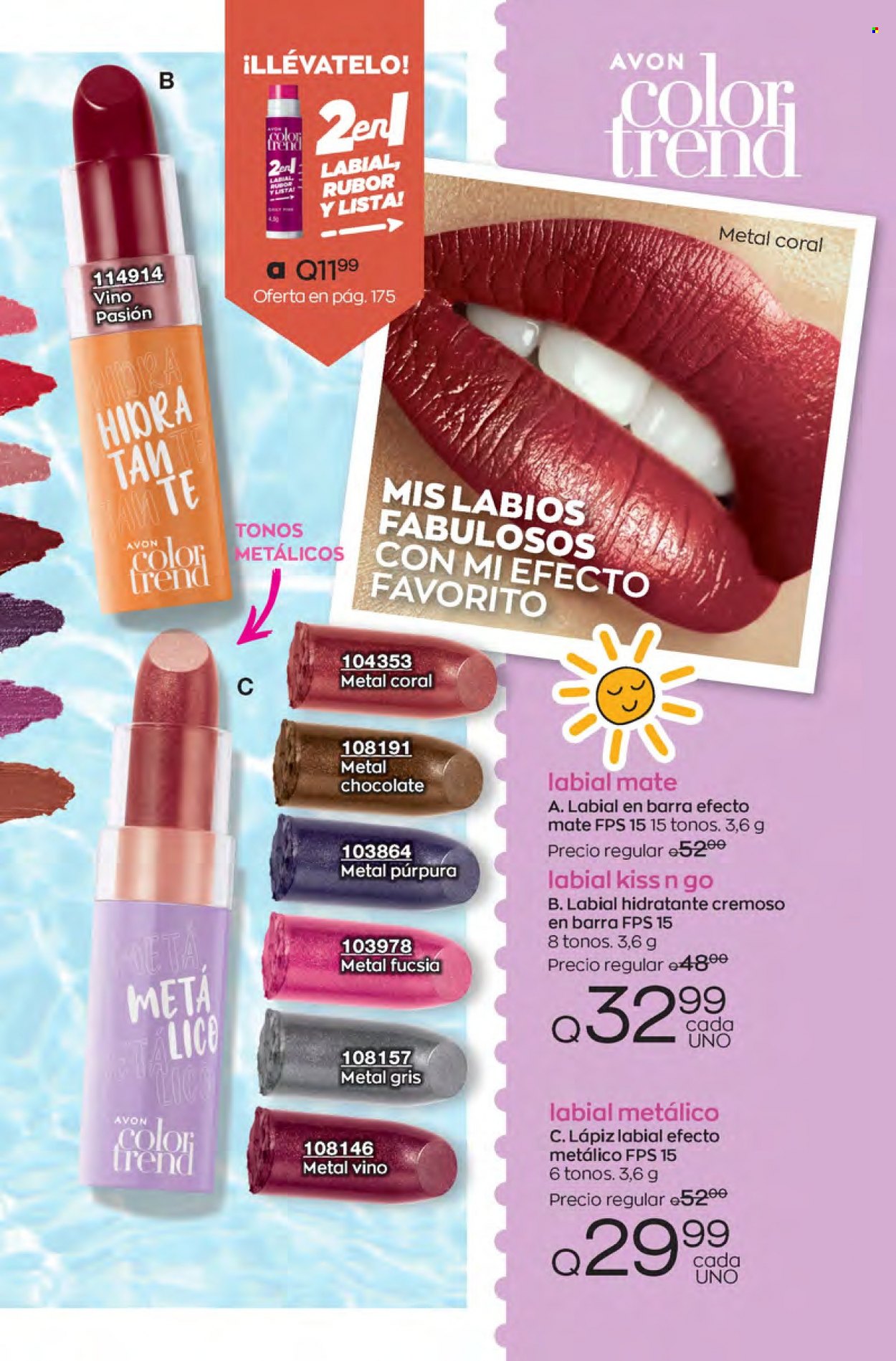 Catálogo Avon. Página 177