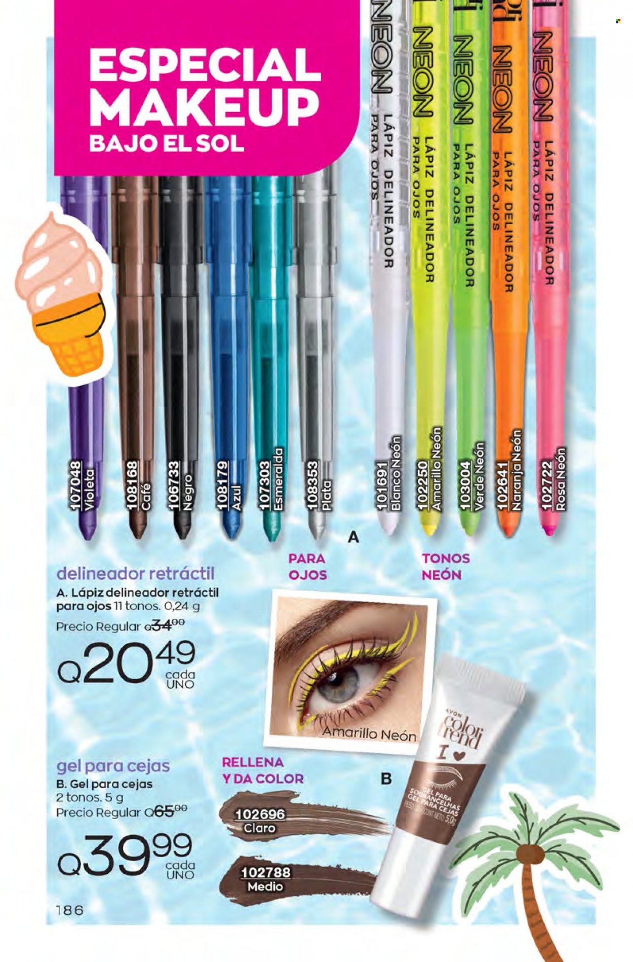 Catálogo Avon. Página 186