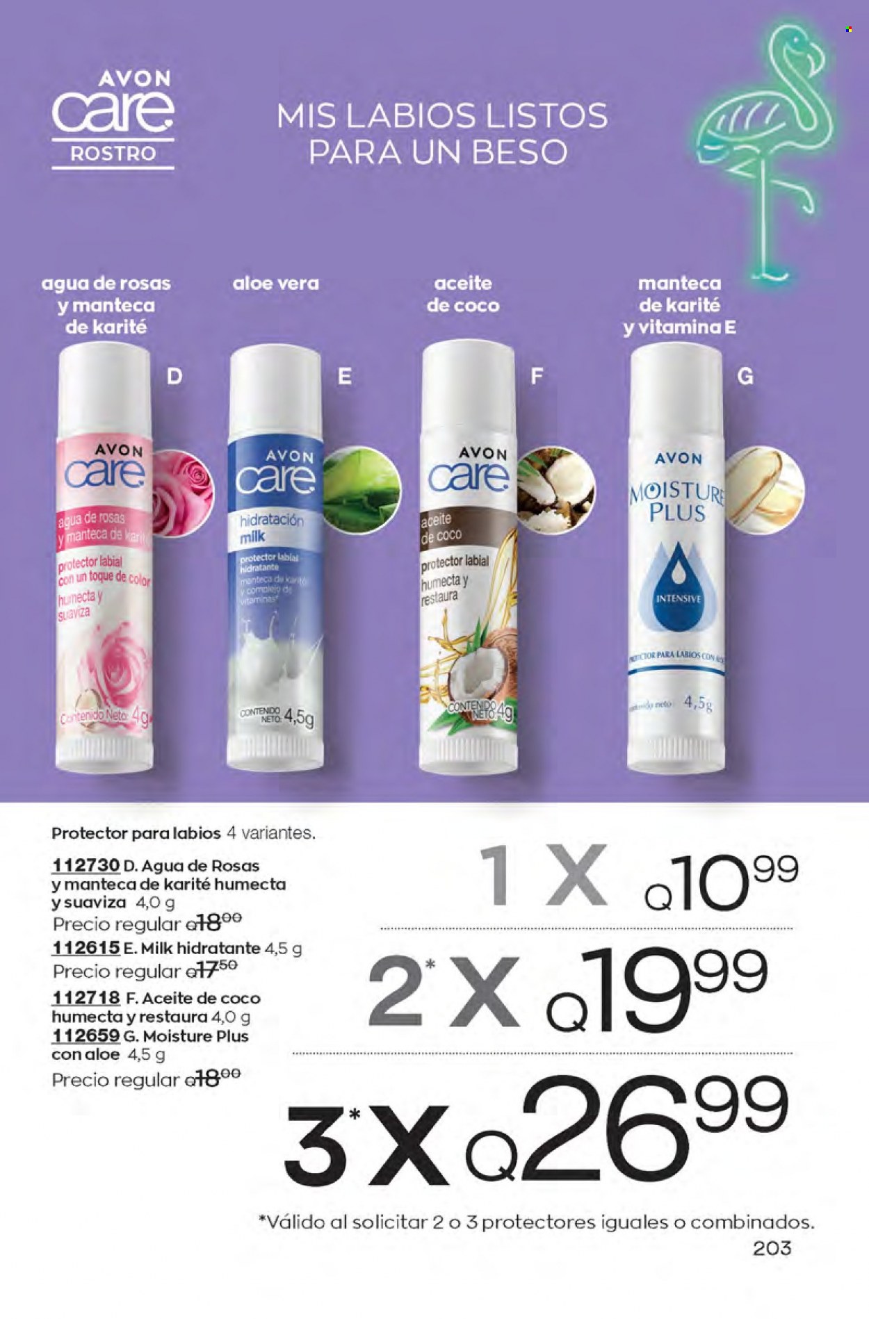 Catálogo Avon. Página 203