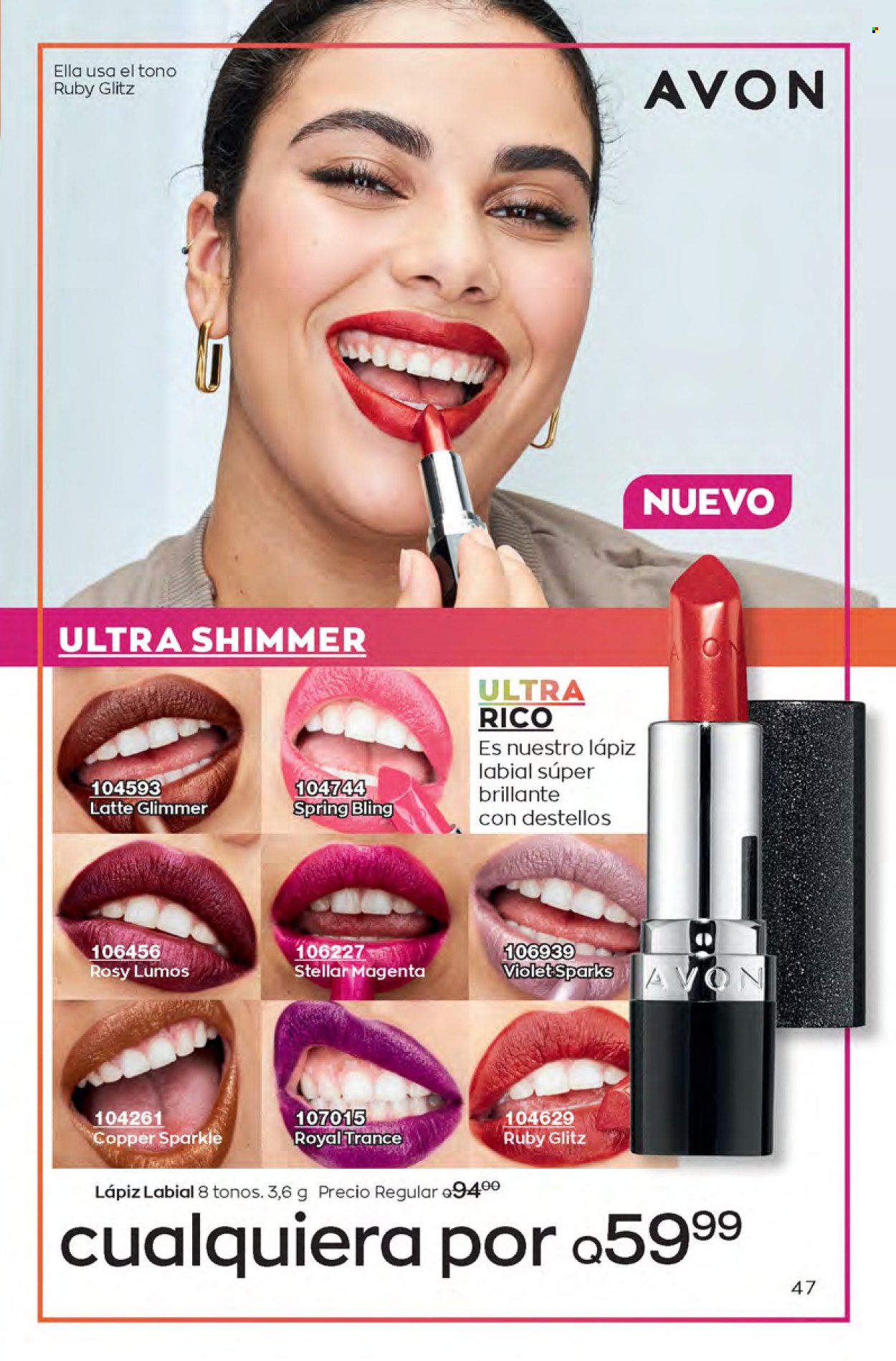 Catálogo Avon. Página 47