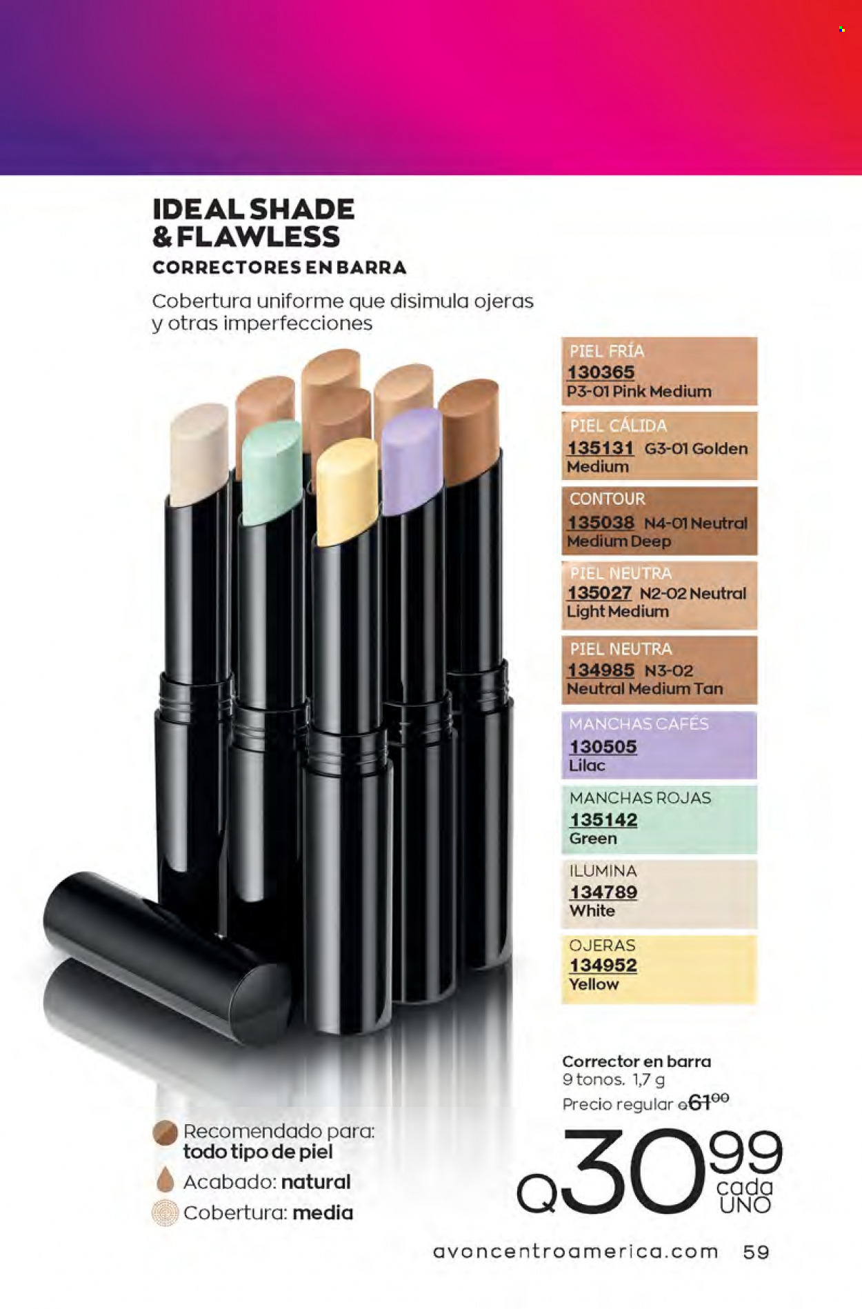 Catálogo Avon. Página 59