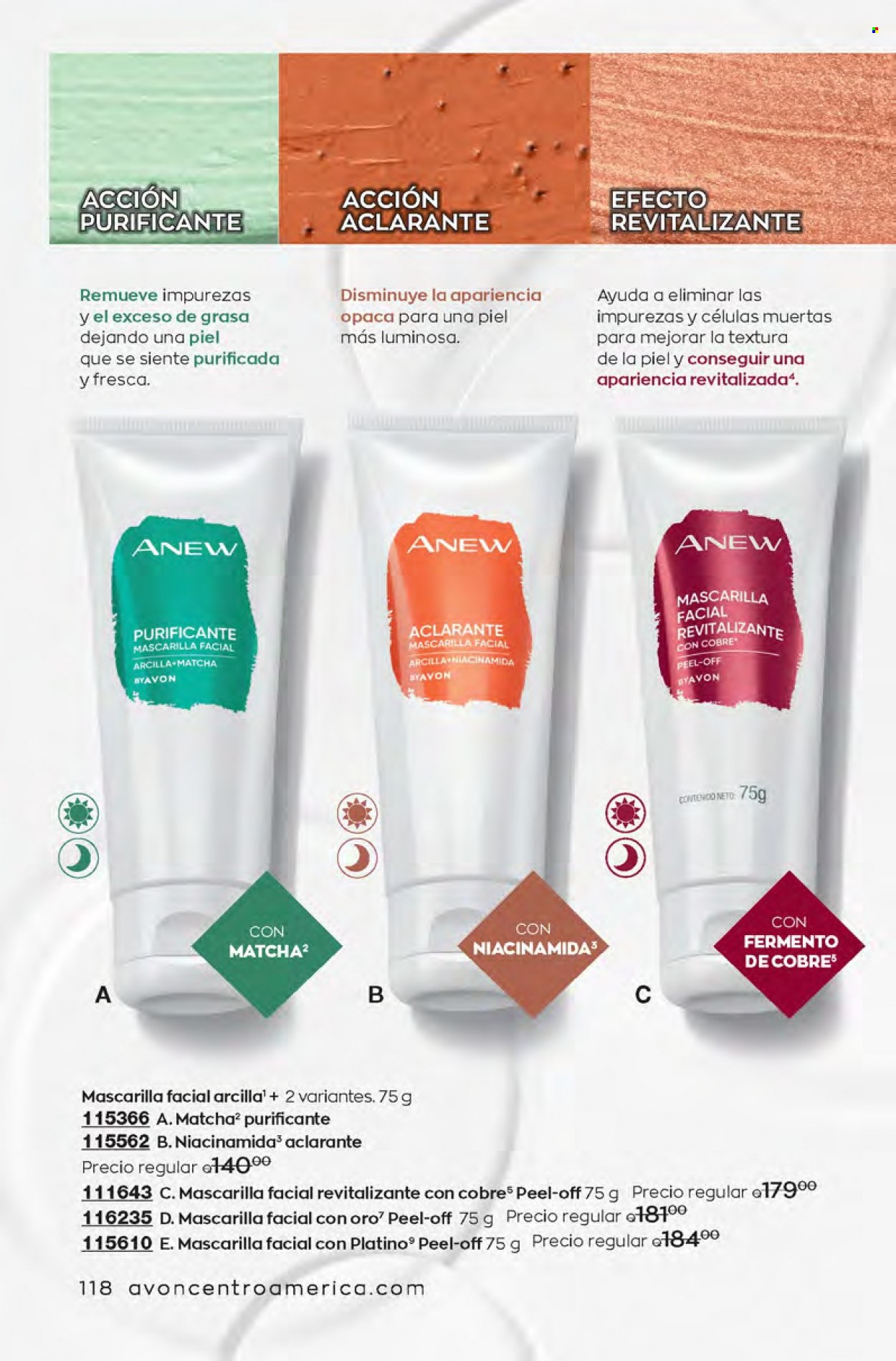 Catálogo Avon. Página 118