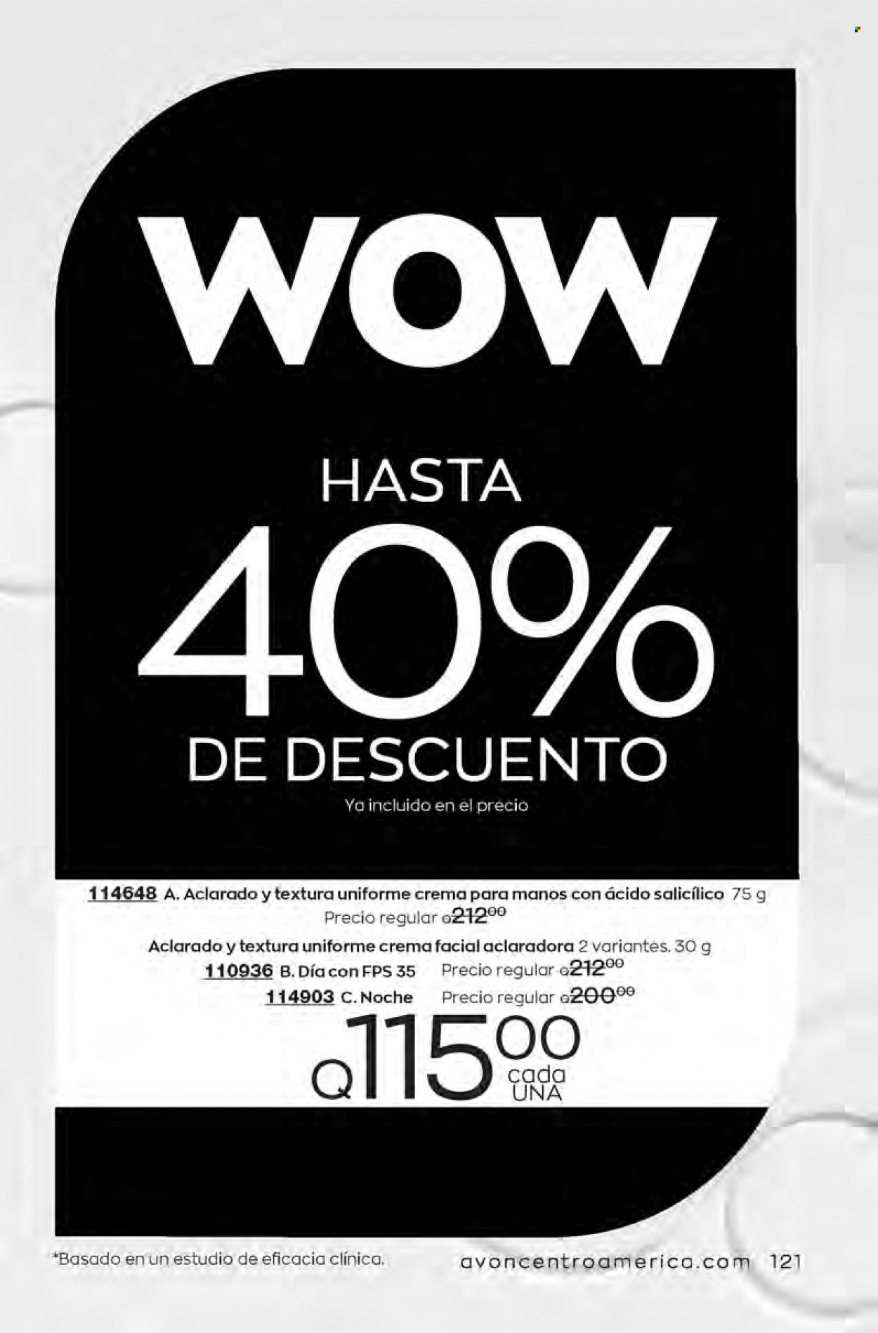 Catálogo Avon. Página 121