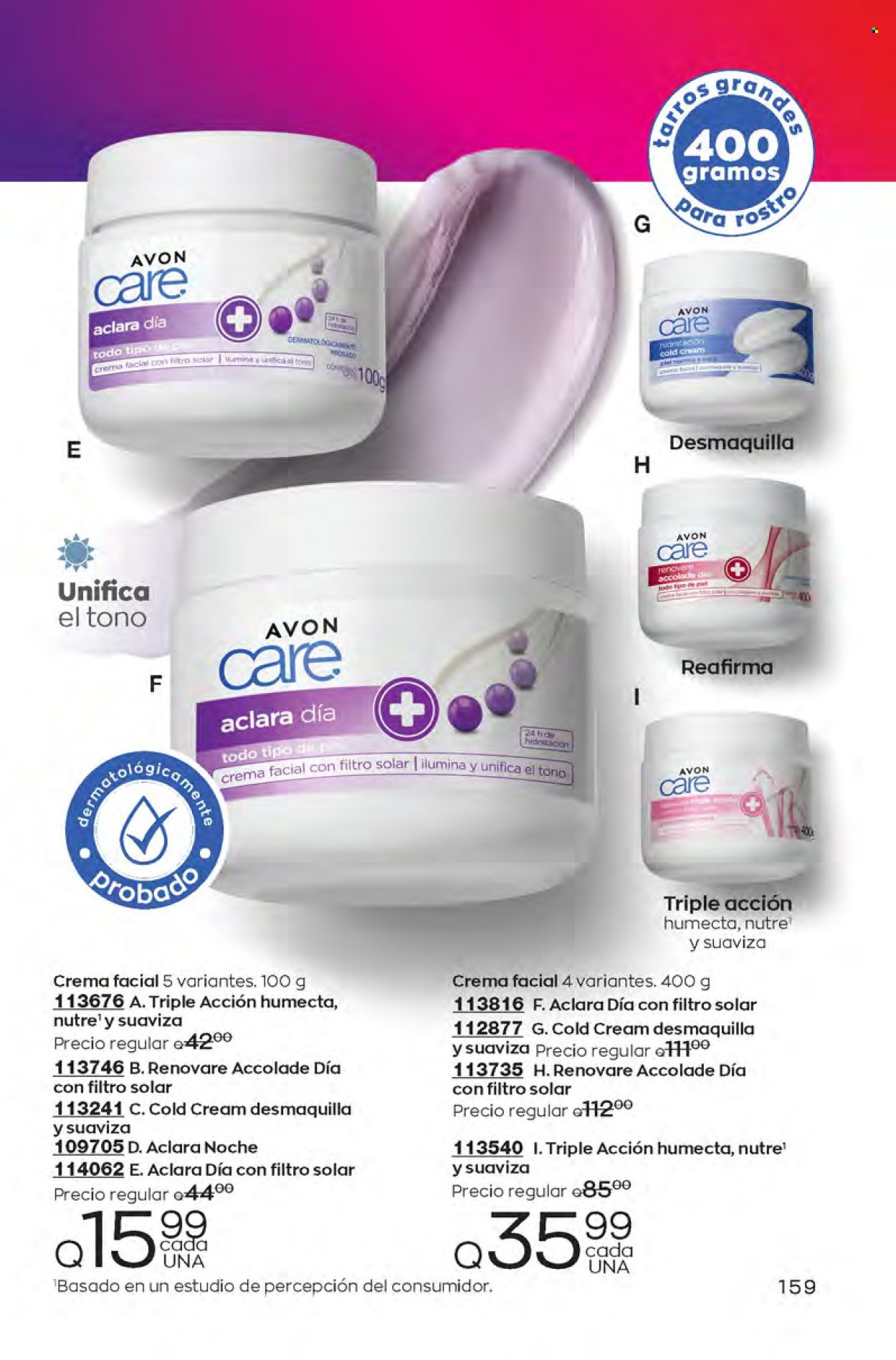 Catálogo Avon. Página 159