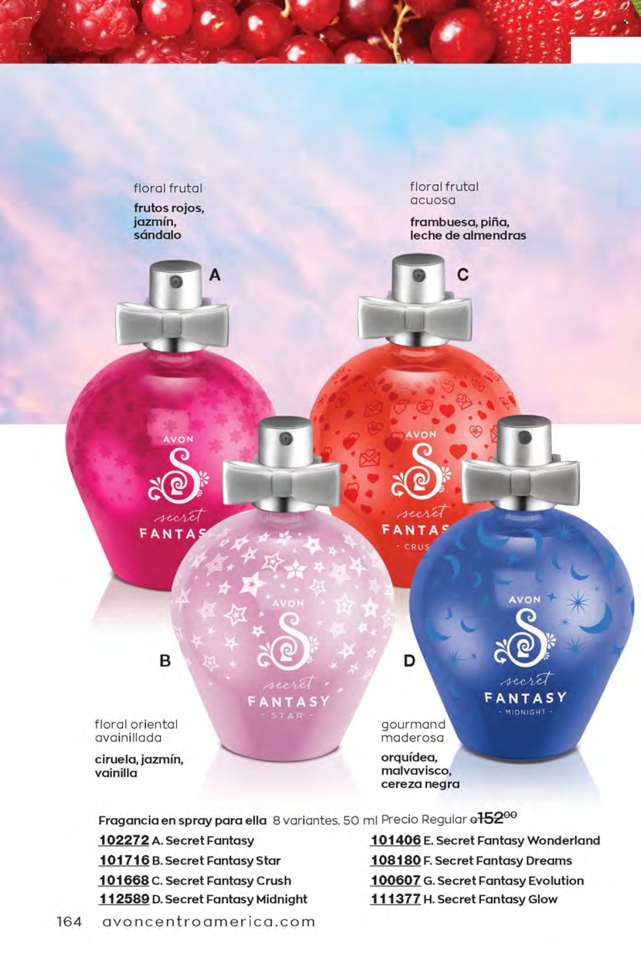Catálogo Avon. Página 164