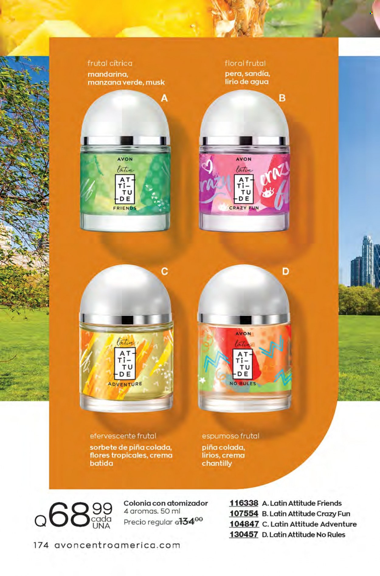 Catálogo Avon. Página 174