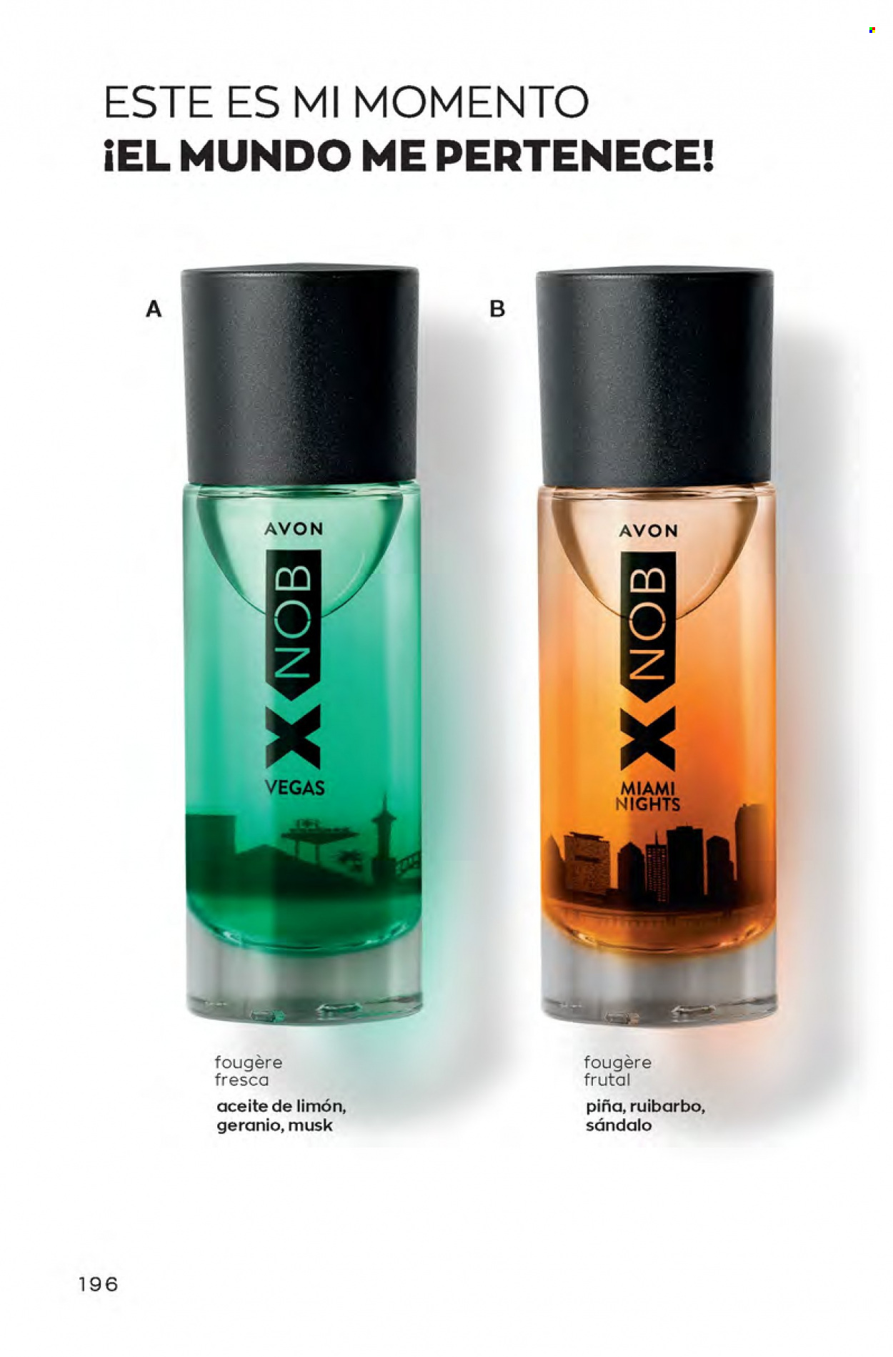 Catálogo Avon. Página 196