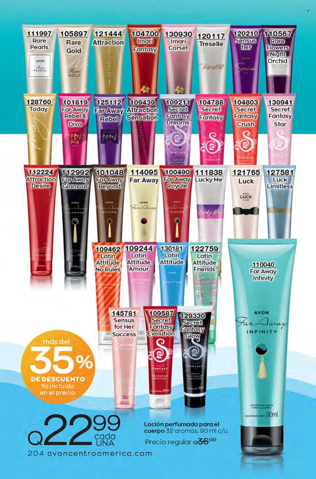Catálogo Avon. Página 204