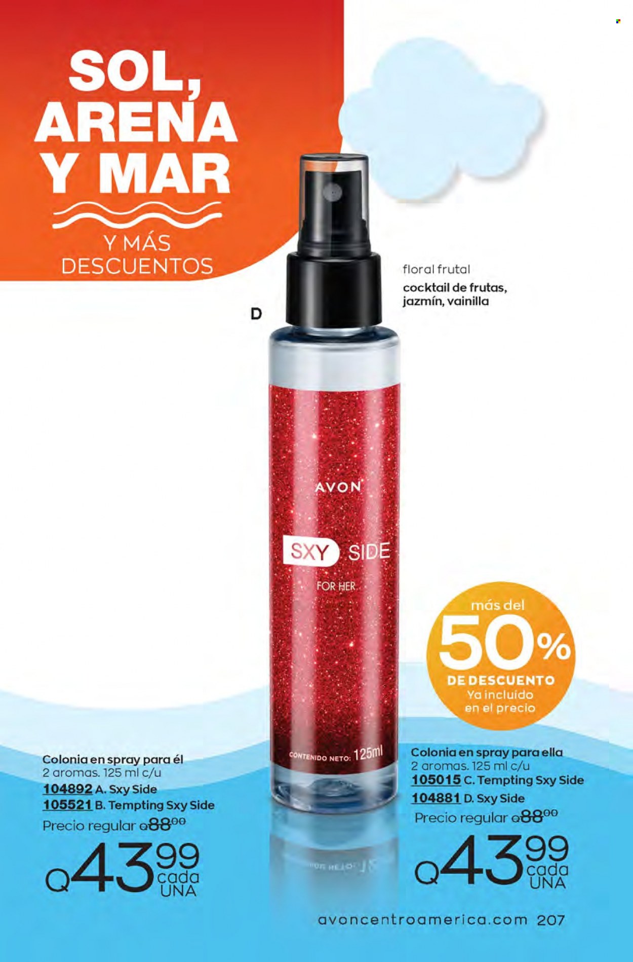 Catálogo Avon. Página 207