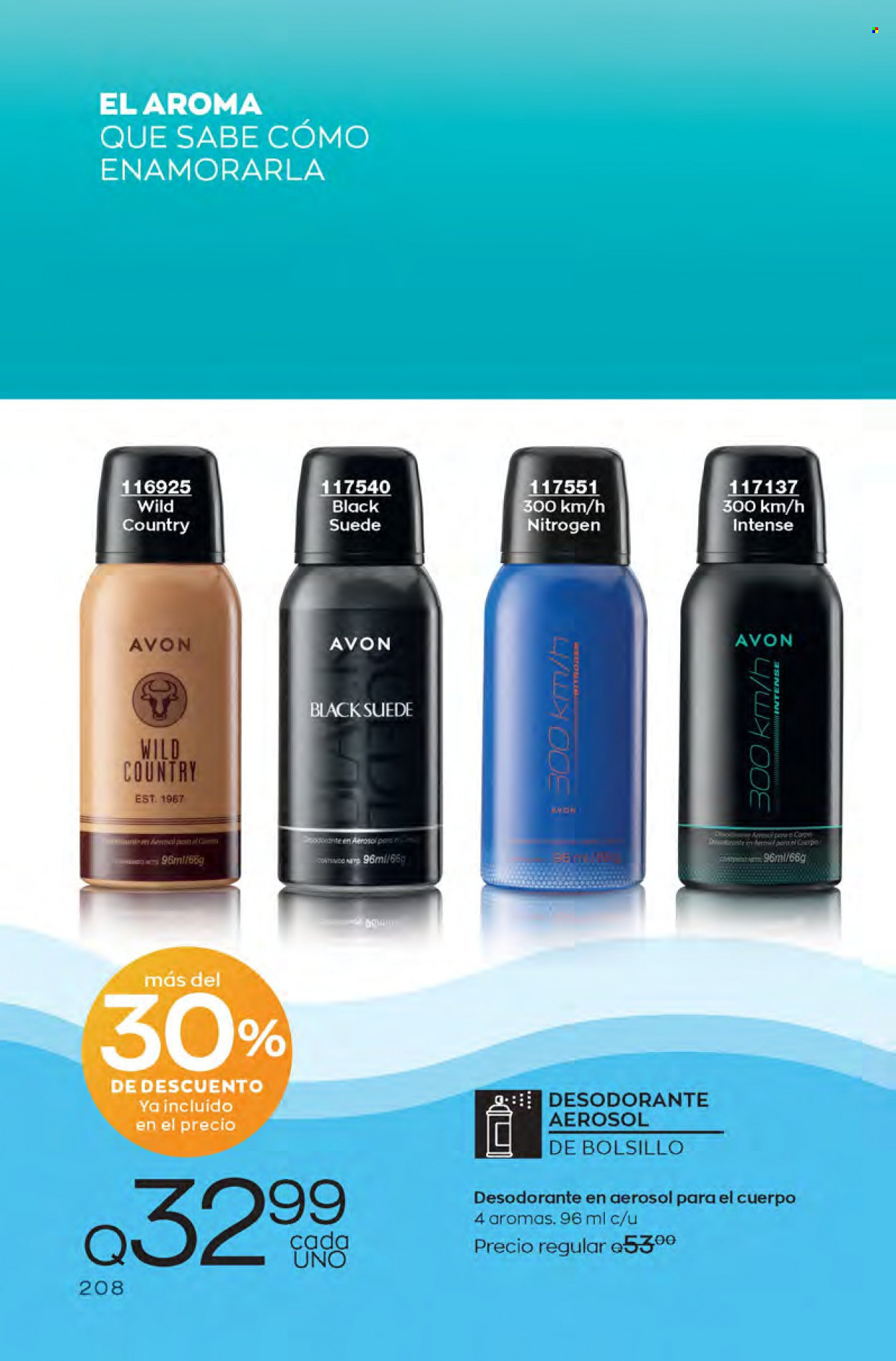 Catálogo Avon. Página 208