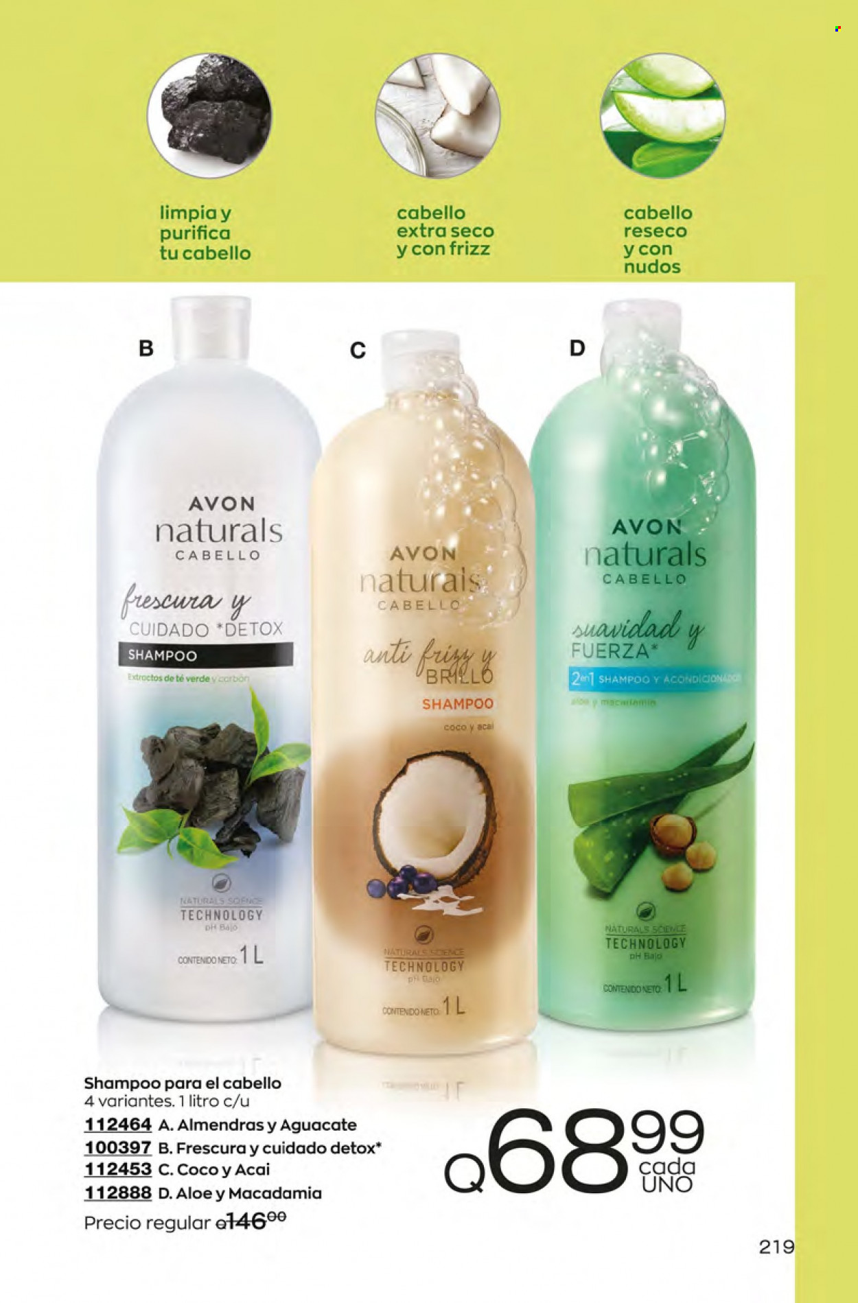 Catálogo Avon. Página 219