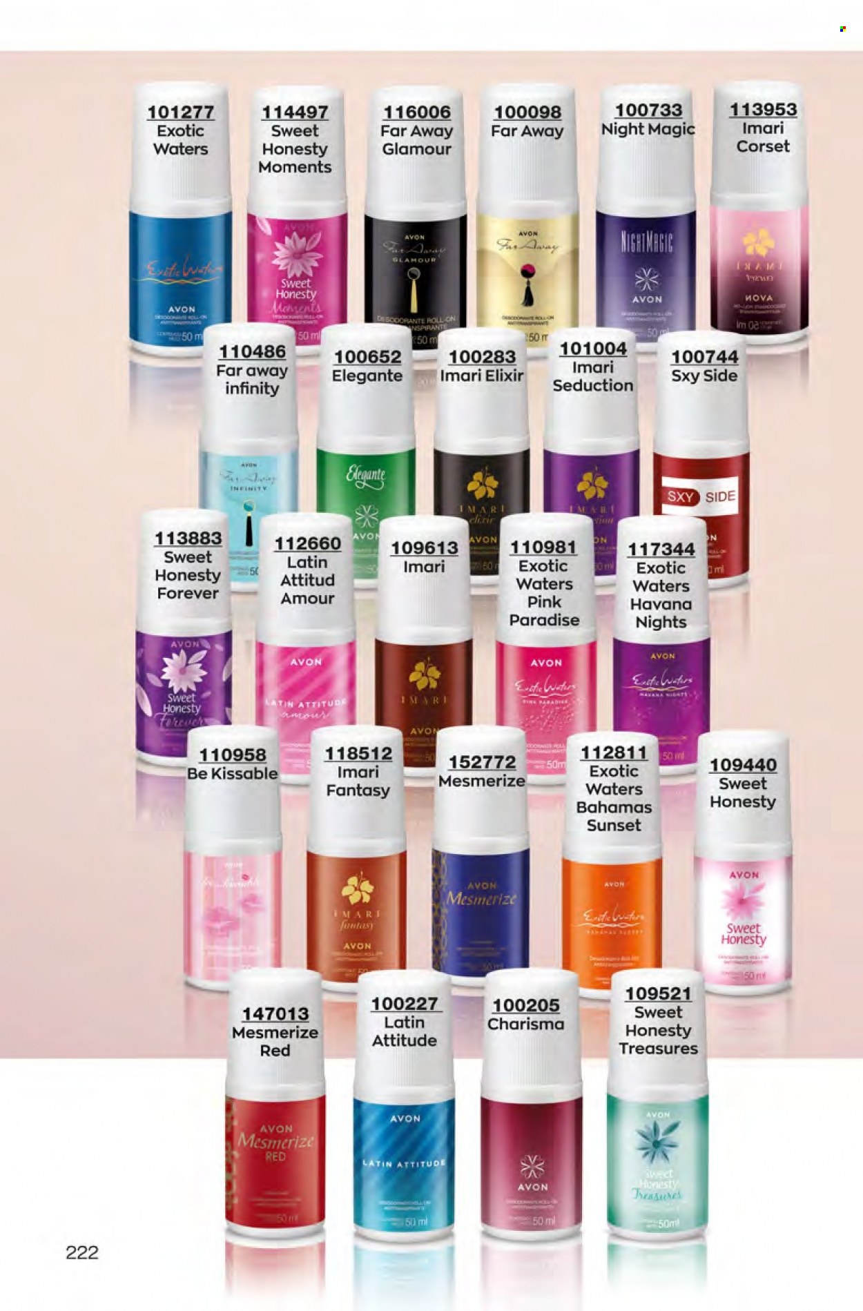 Catálogo Avon. Página 222