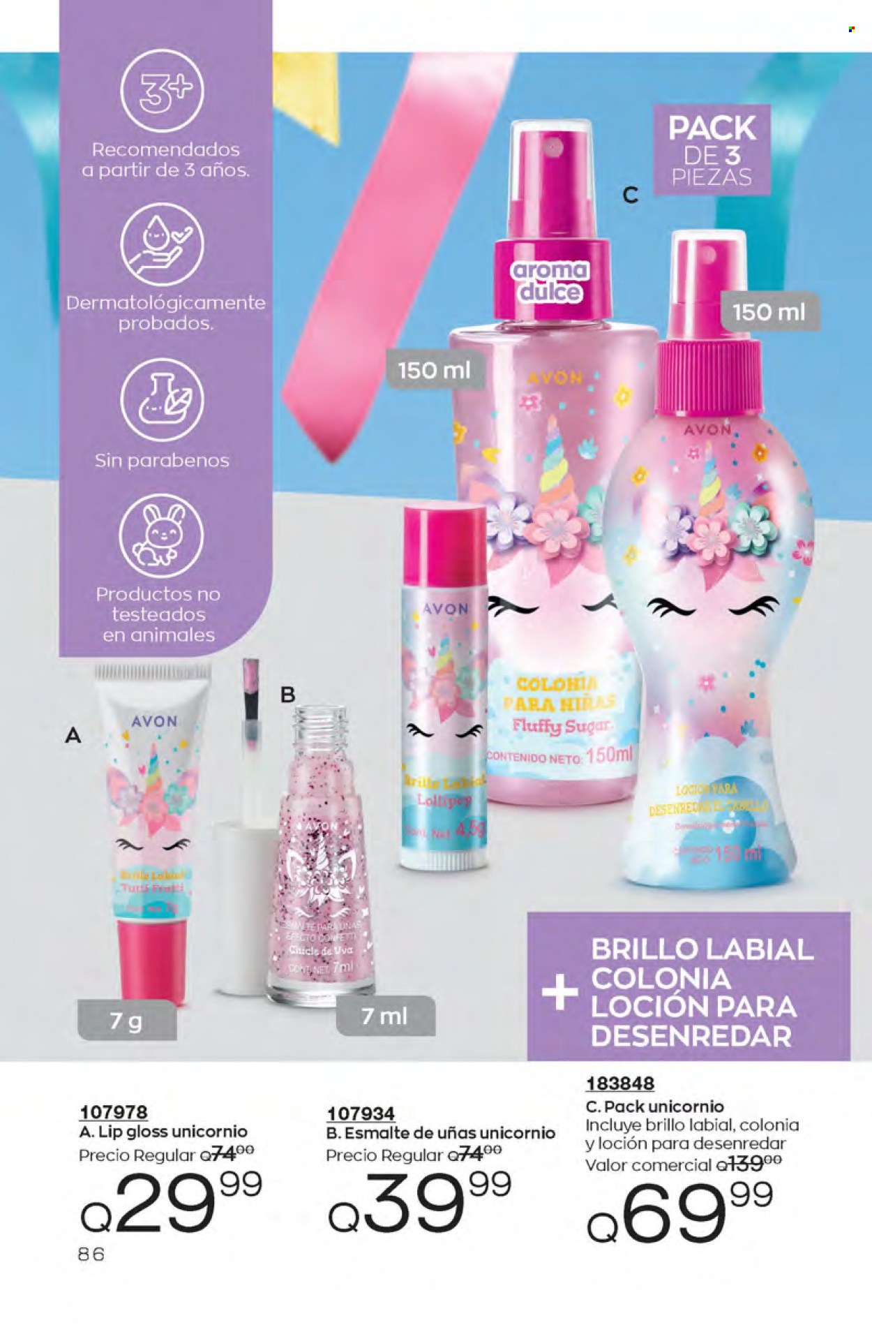 Catálogo Avon. Página 86