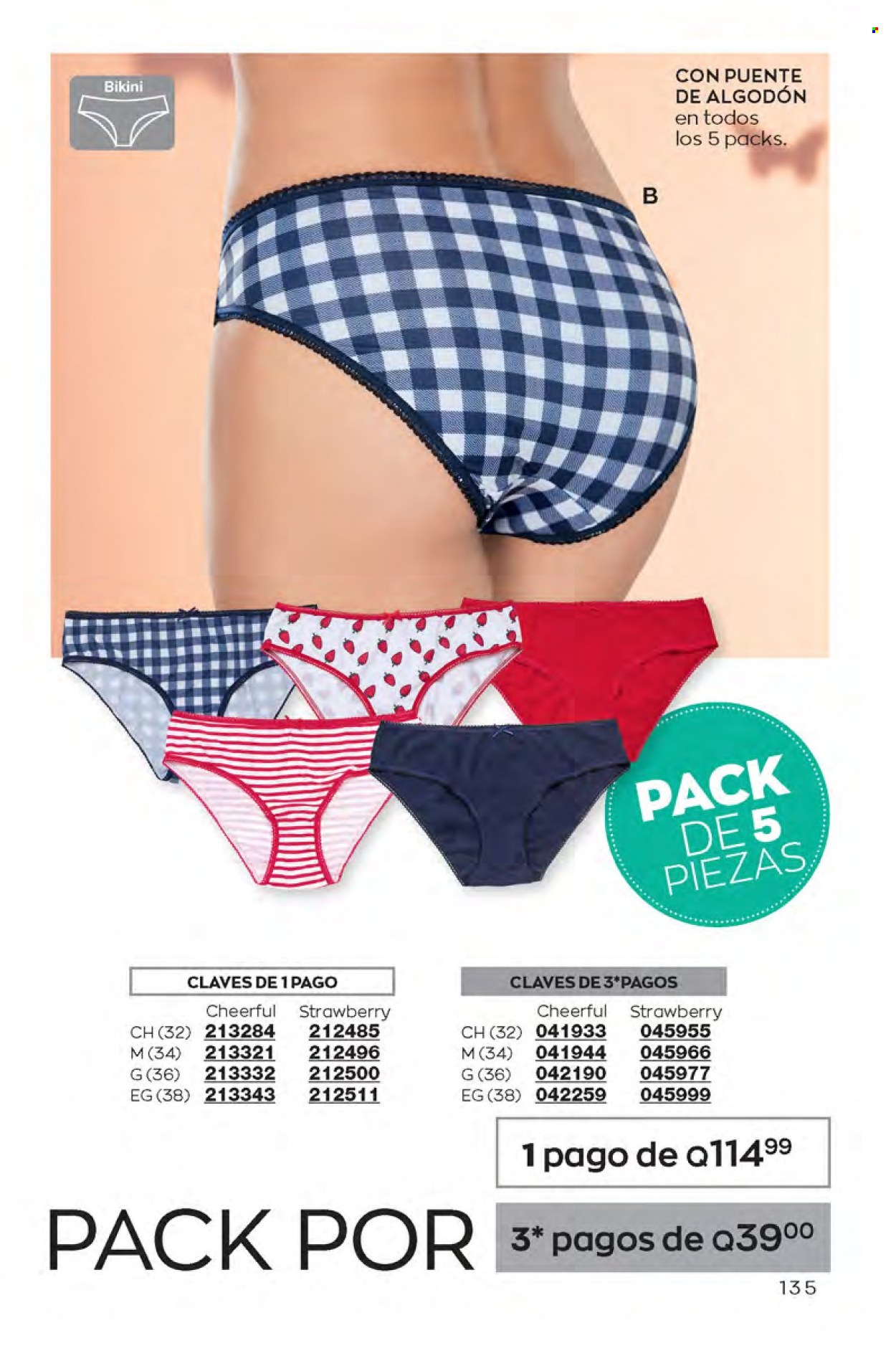Catálogo Avon. Página 135