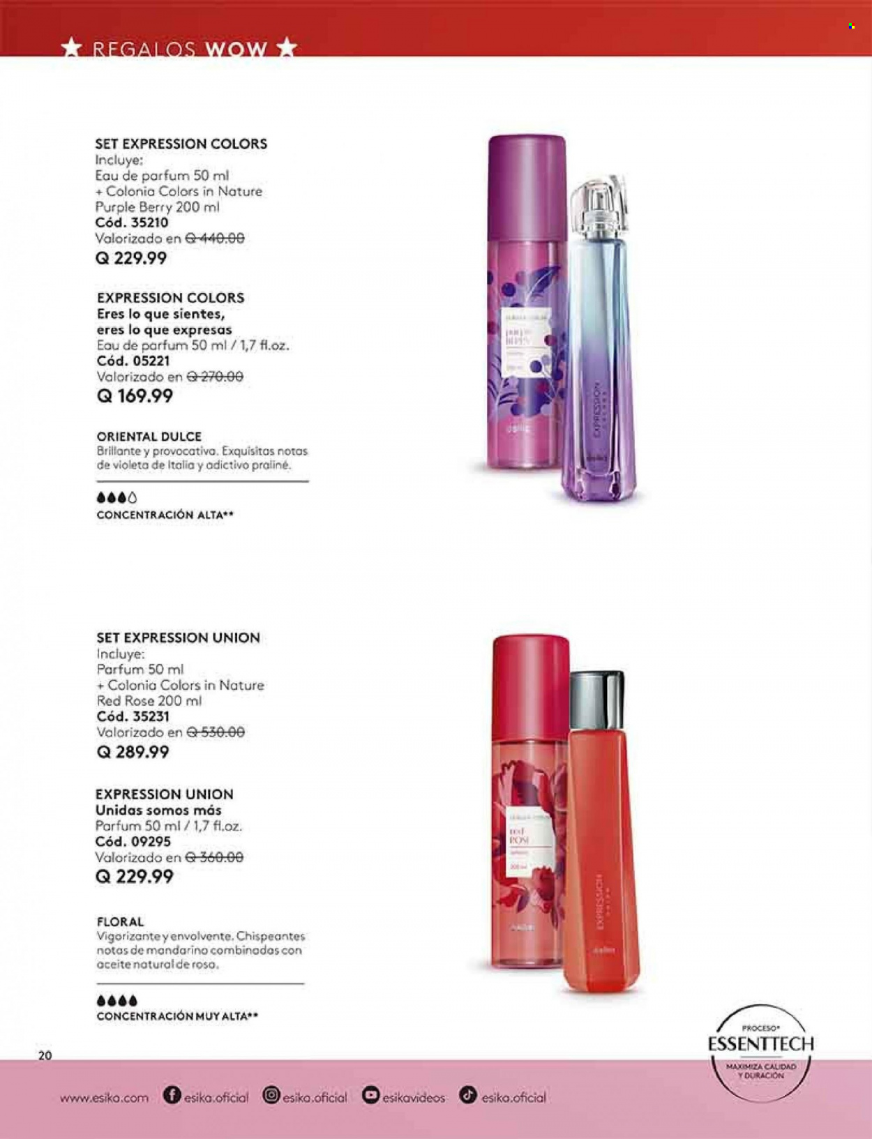 thumbnail - Folleto actual Ésika - Ventas - perfume. Página 20.