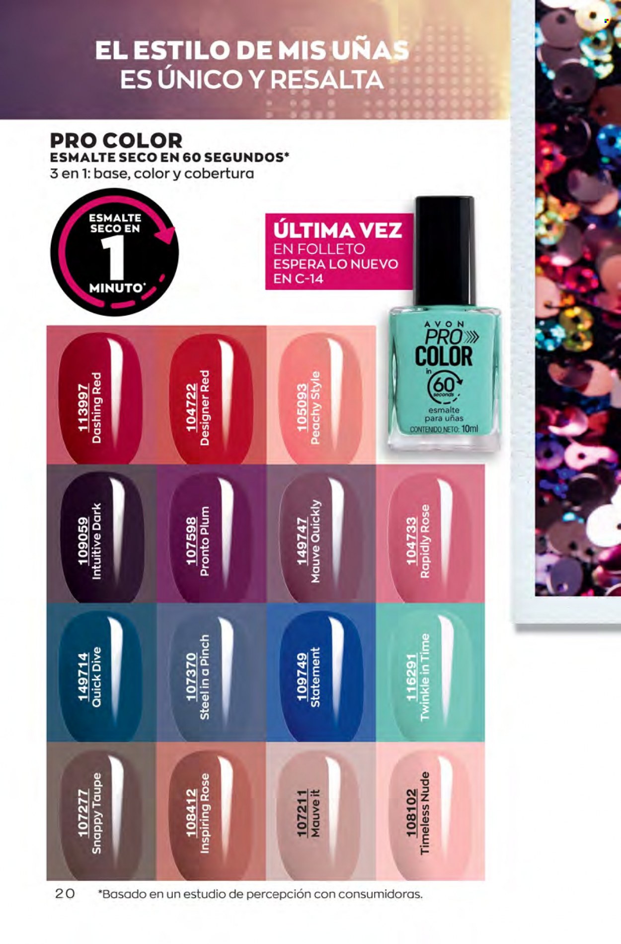 Catálogo Avon. Página 20
