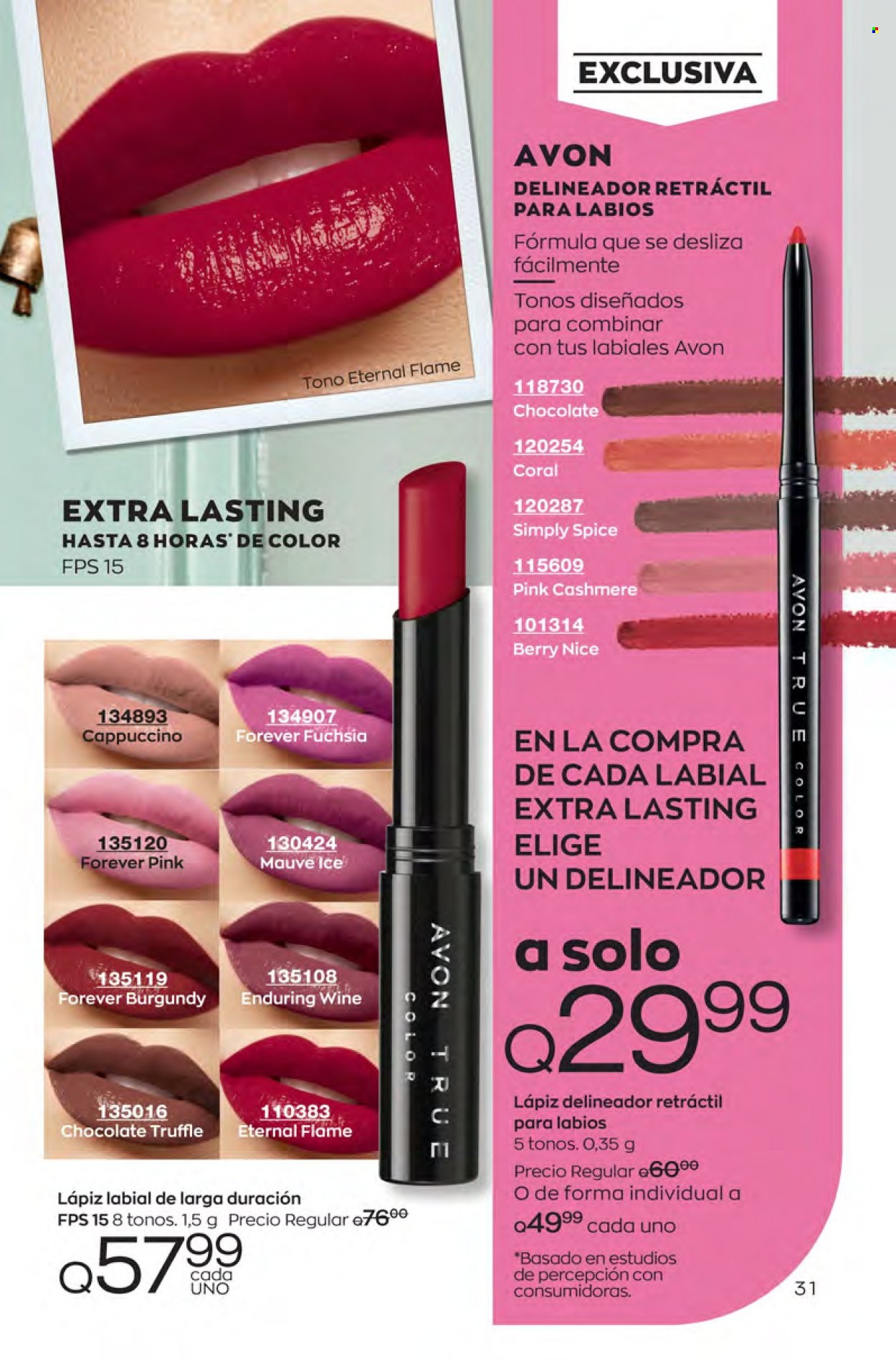 Catálogo Avon. Página 31