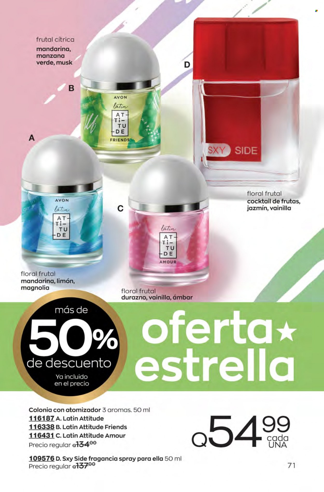 Catálogo Avon. Página 71