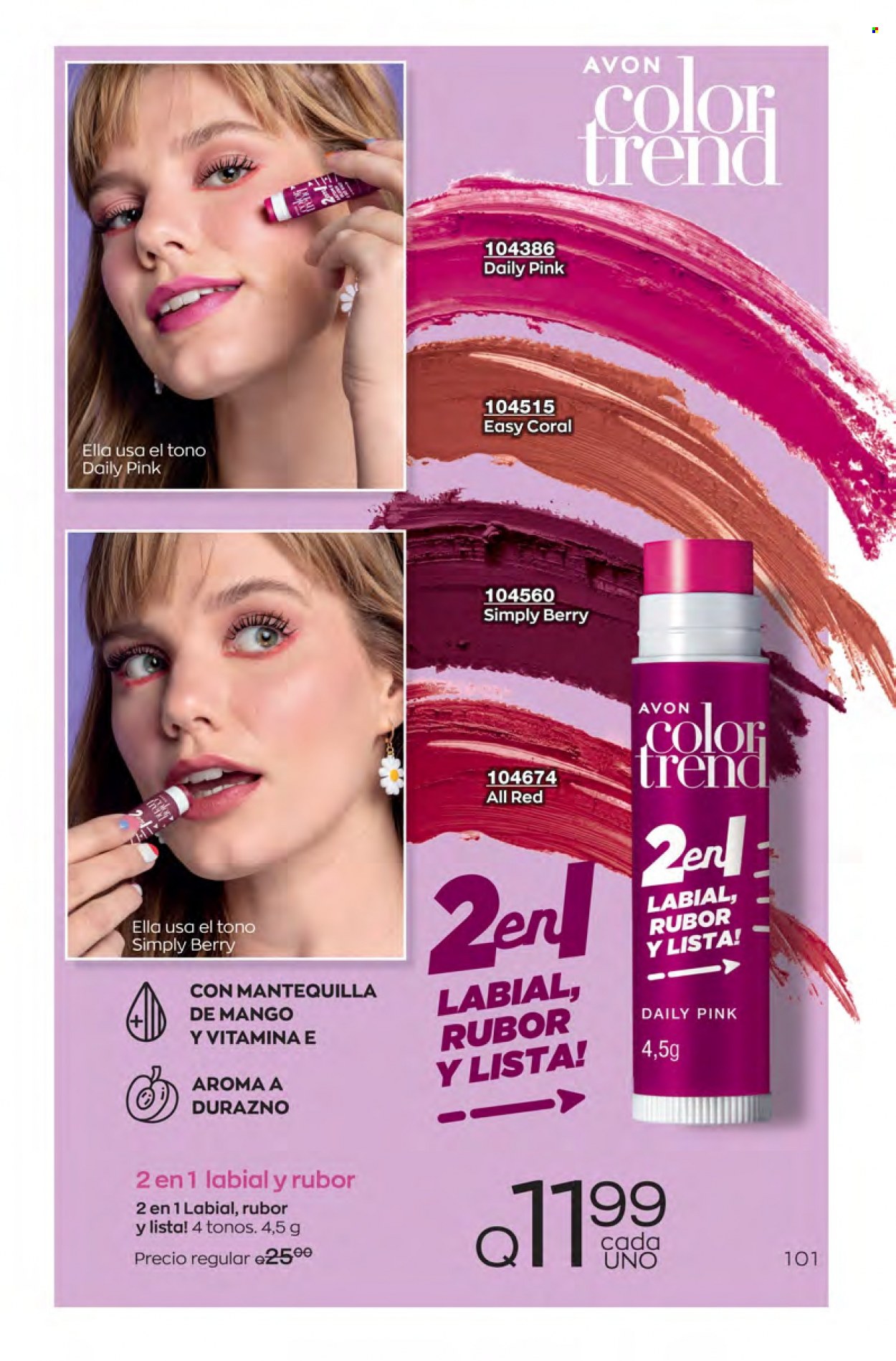 Catálogo Avon. Página 101