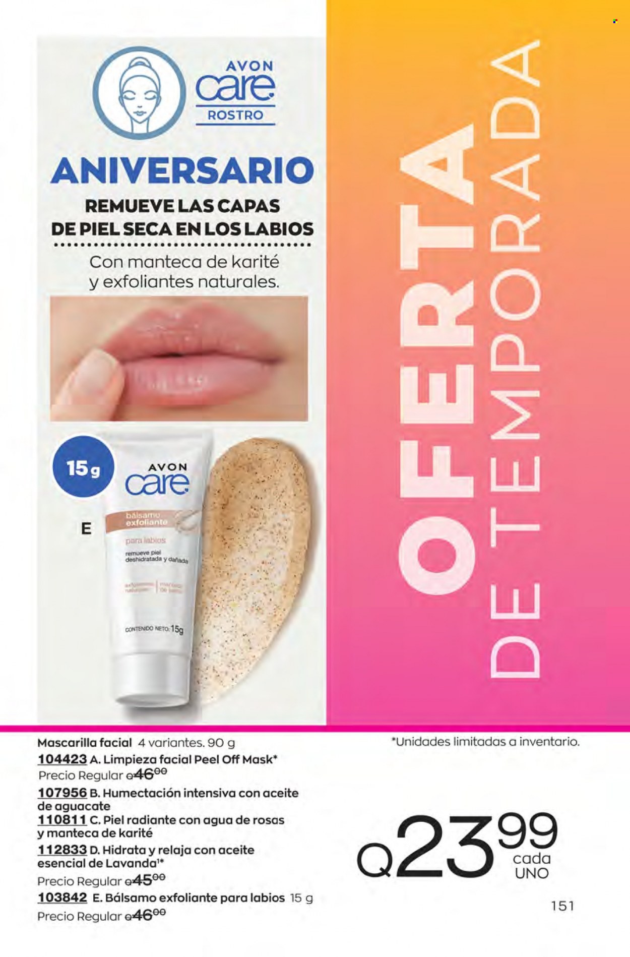 Catálogo Avon. Página 151