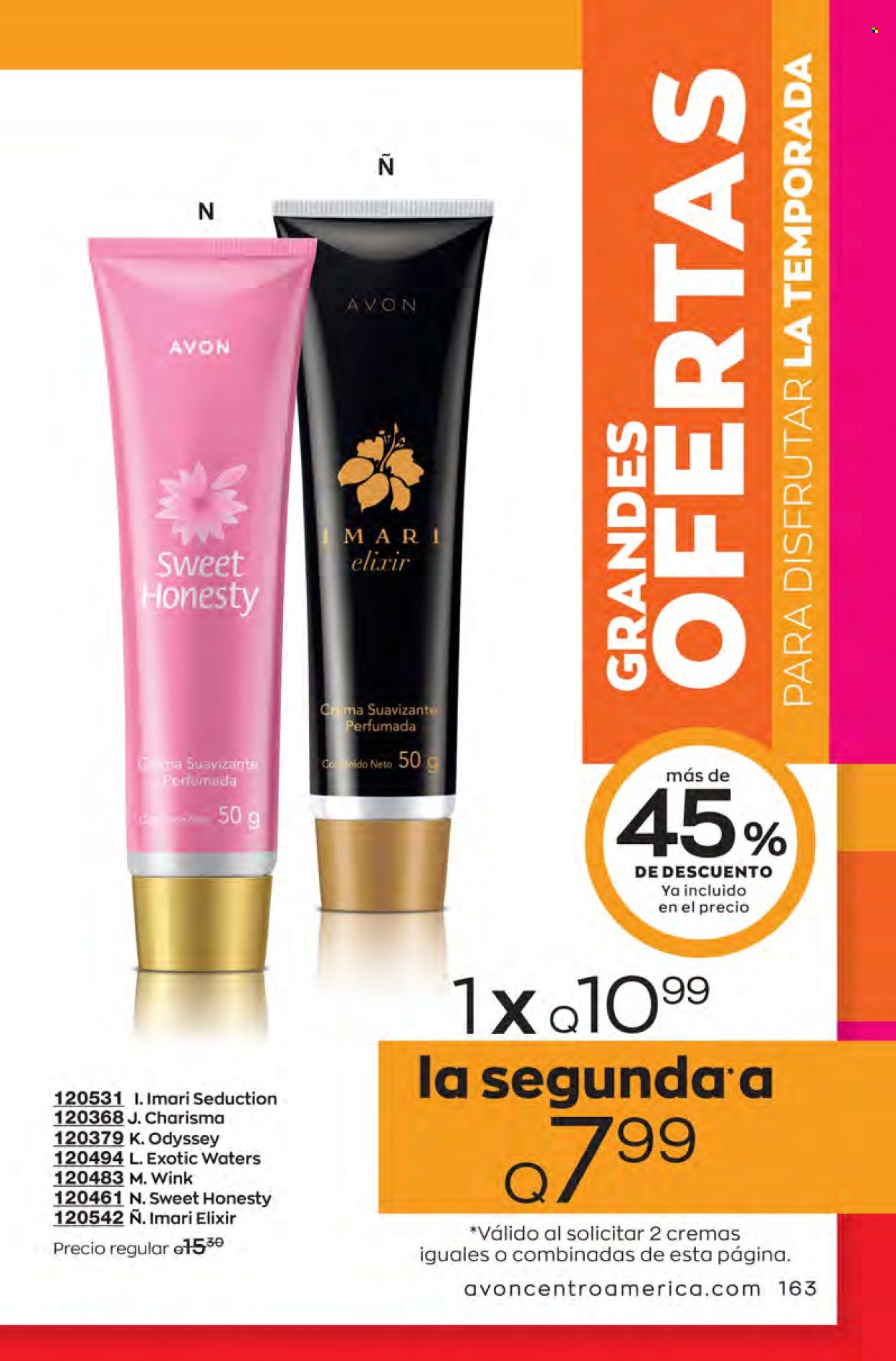 Catálogo Avon. Página 163