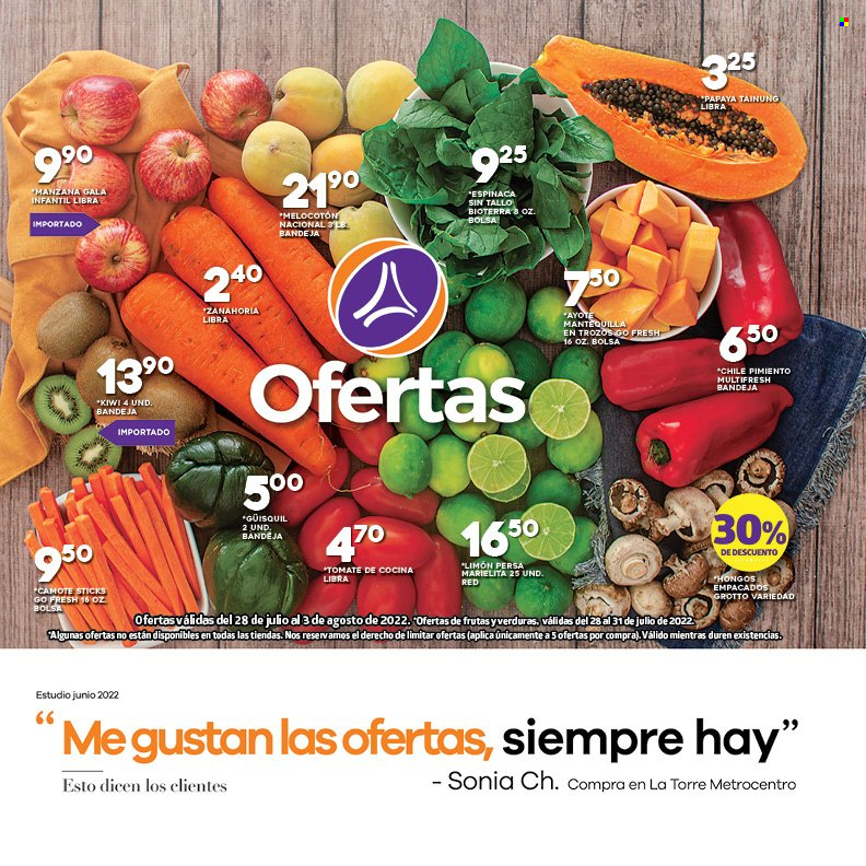 Catálogo Supermercados La Torre - 28.7.2022 - 3.8.2022. Página 1