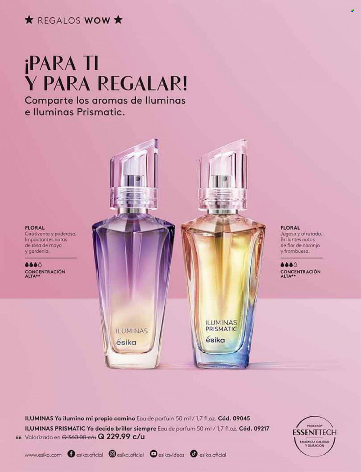 thumbnail - Folleto actual Ésika - Ventas - perfume. Página 66.