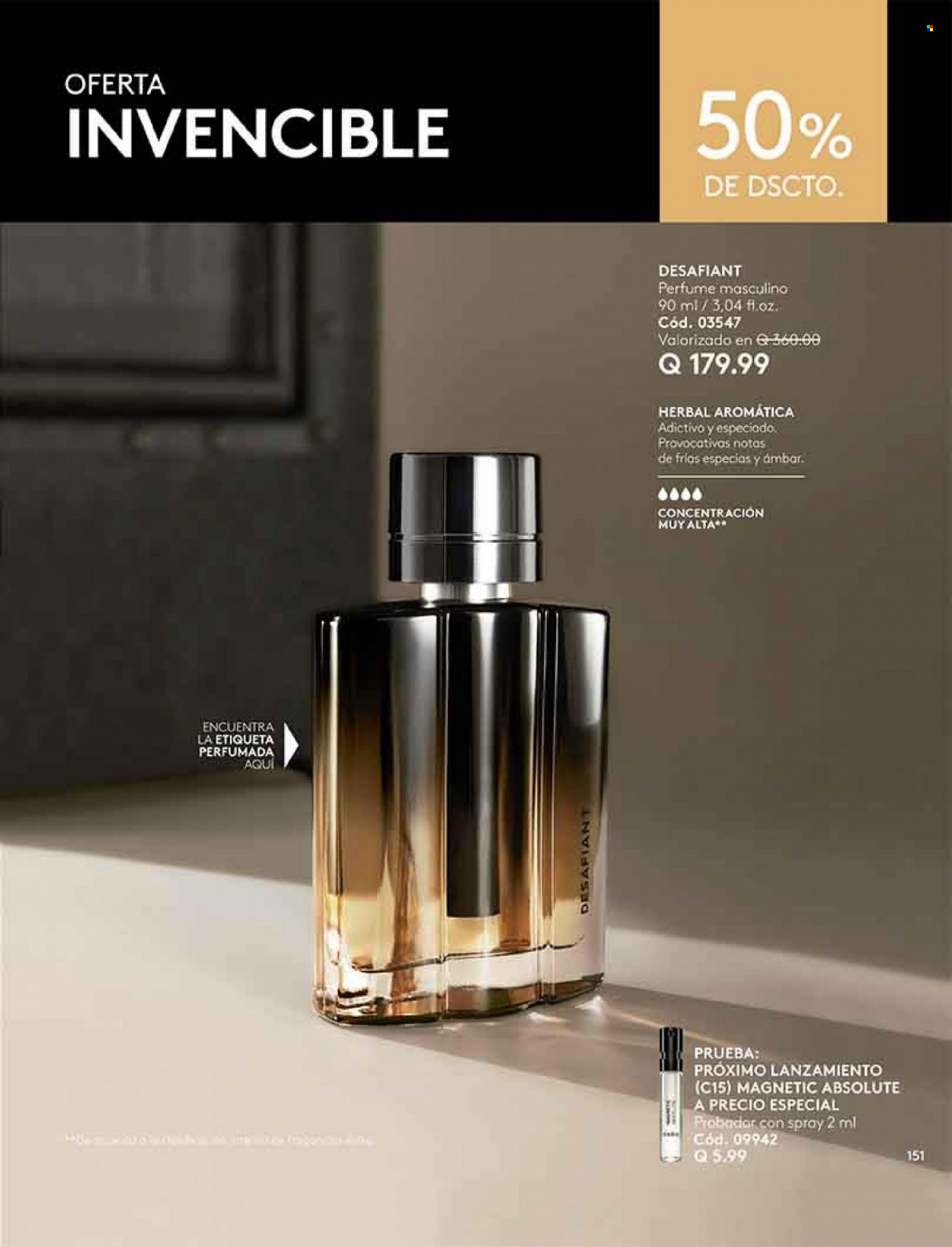 thumbnail - Folleto actual Ésika - Ventas - perfume. Página 159.