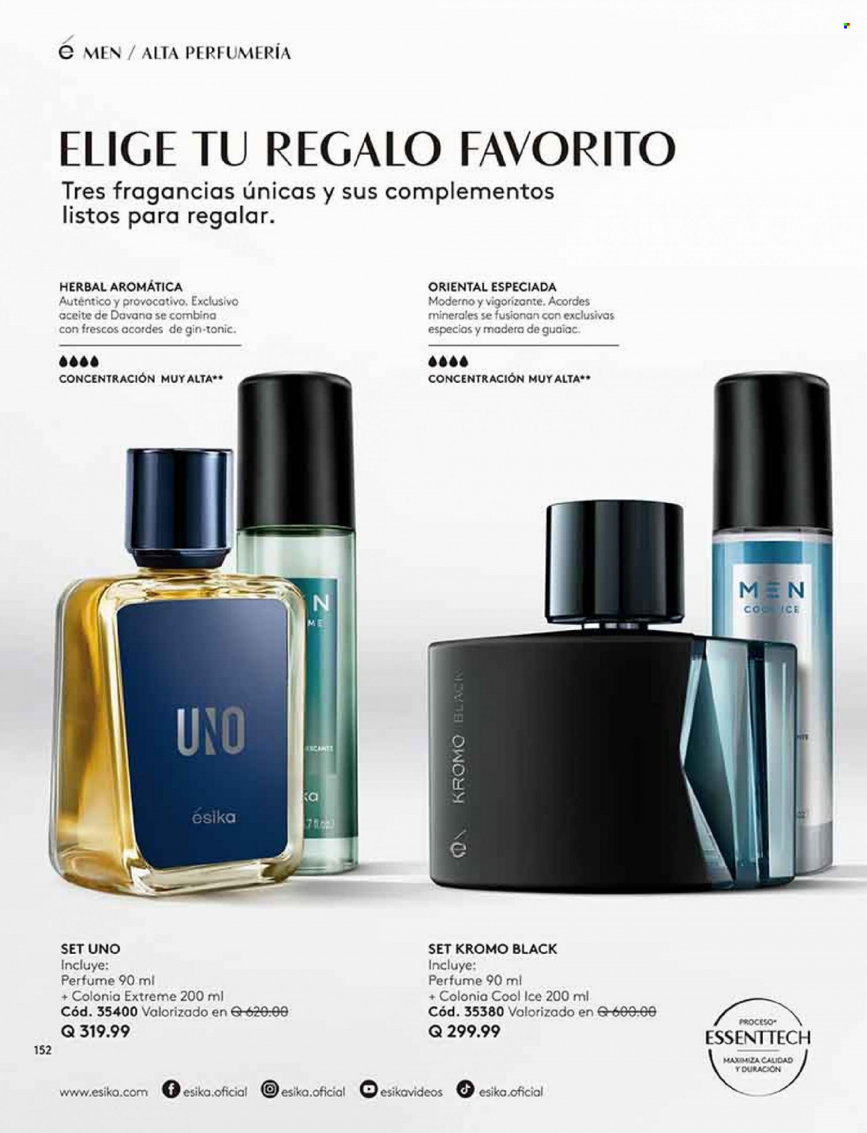 thumbnail - Folleto actual Ésika - Ventas - perfume. Página 160.