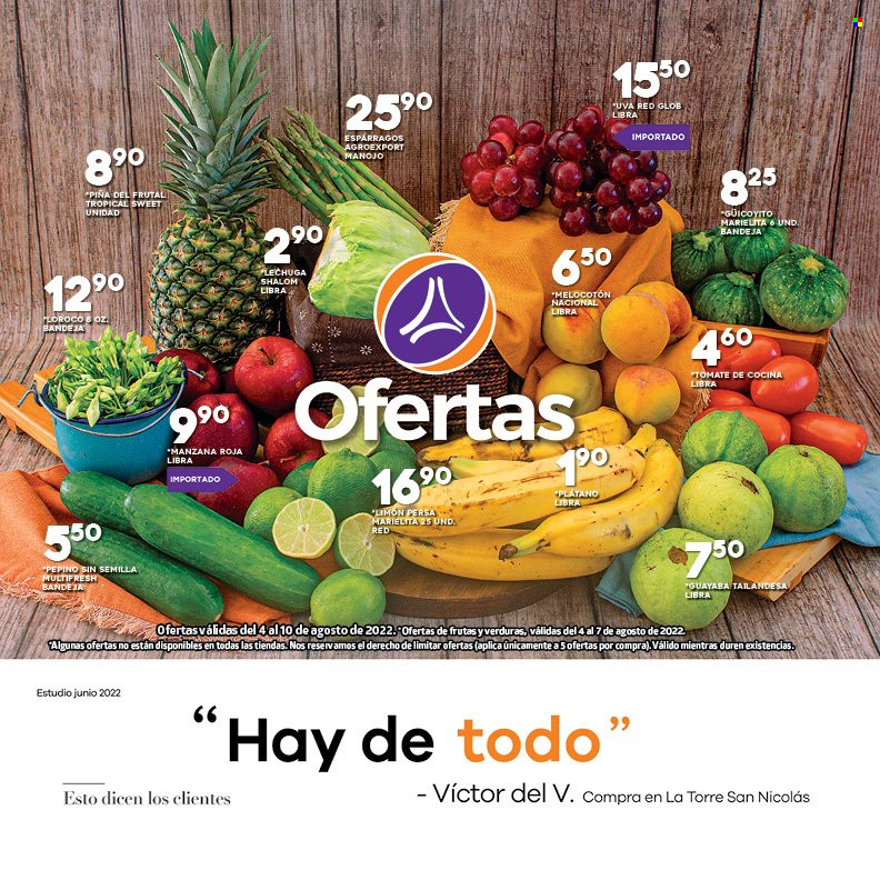 Catálogo Supermercados La Torre - 4.8.2022 - 10.8.2022. Página 1