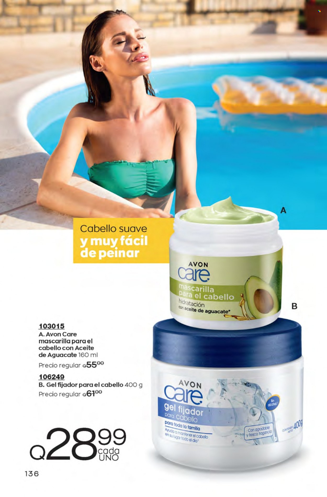 Catálogo Avon. Página 136