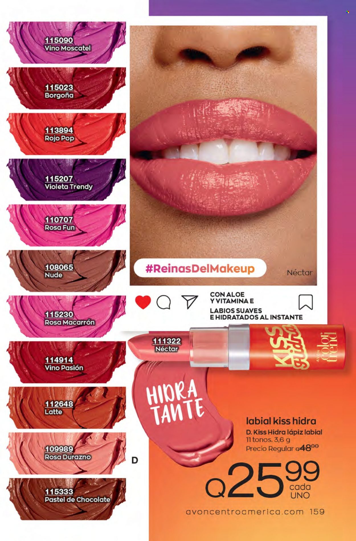 Catálogo Avon. Página 159