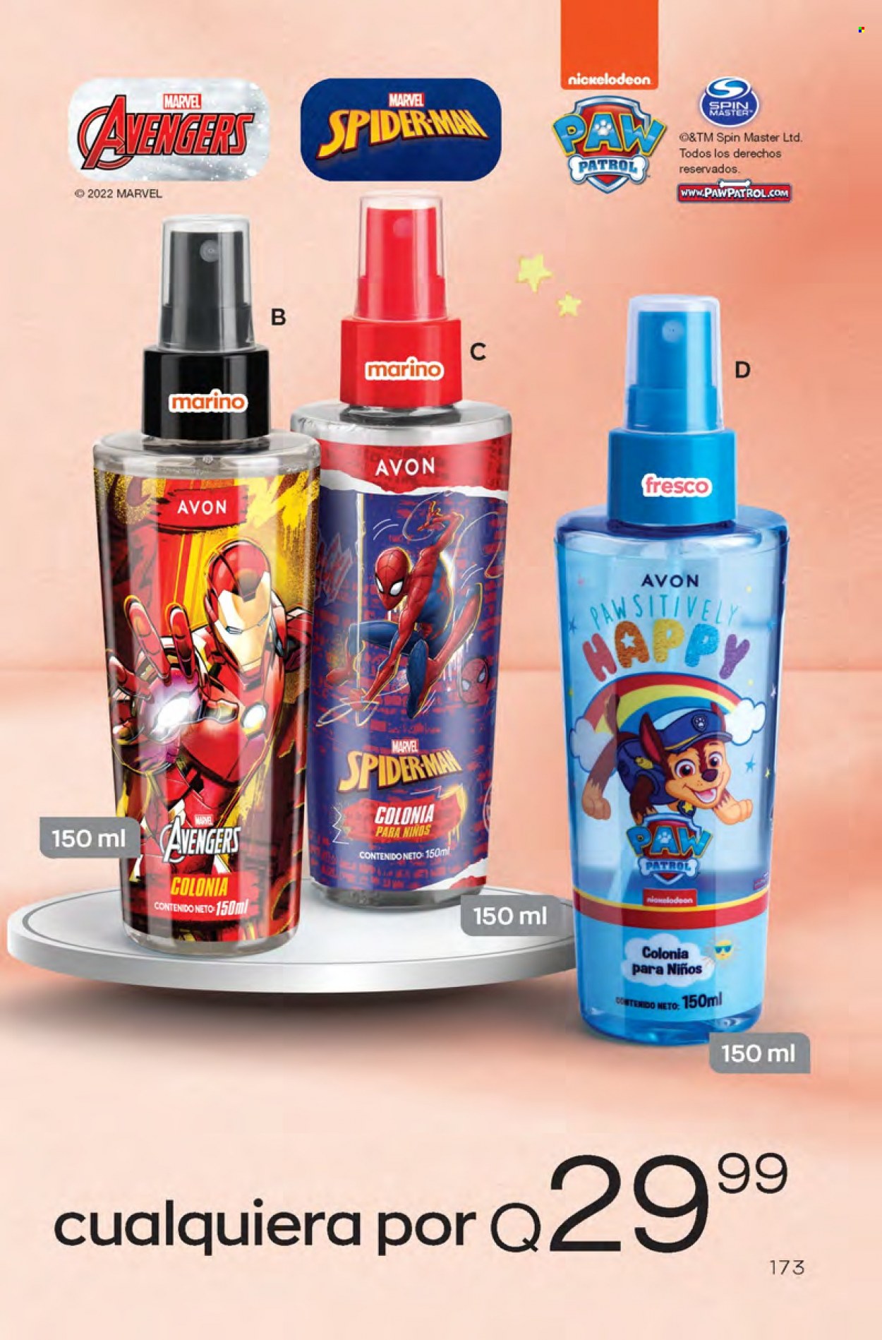Catálogo Avon. Página 173