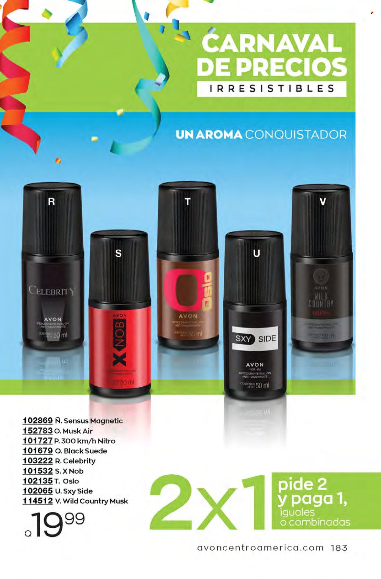 Catálogo Avon. Página 183