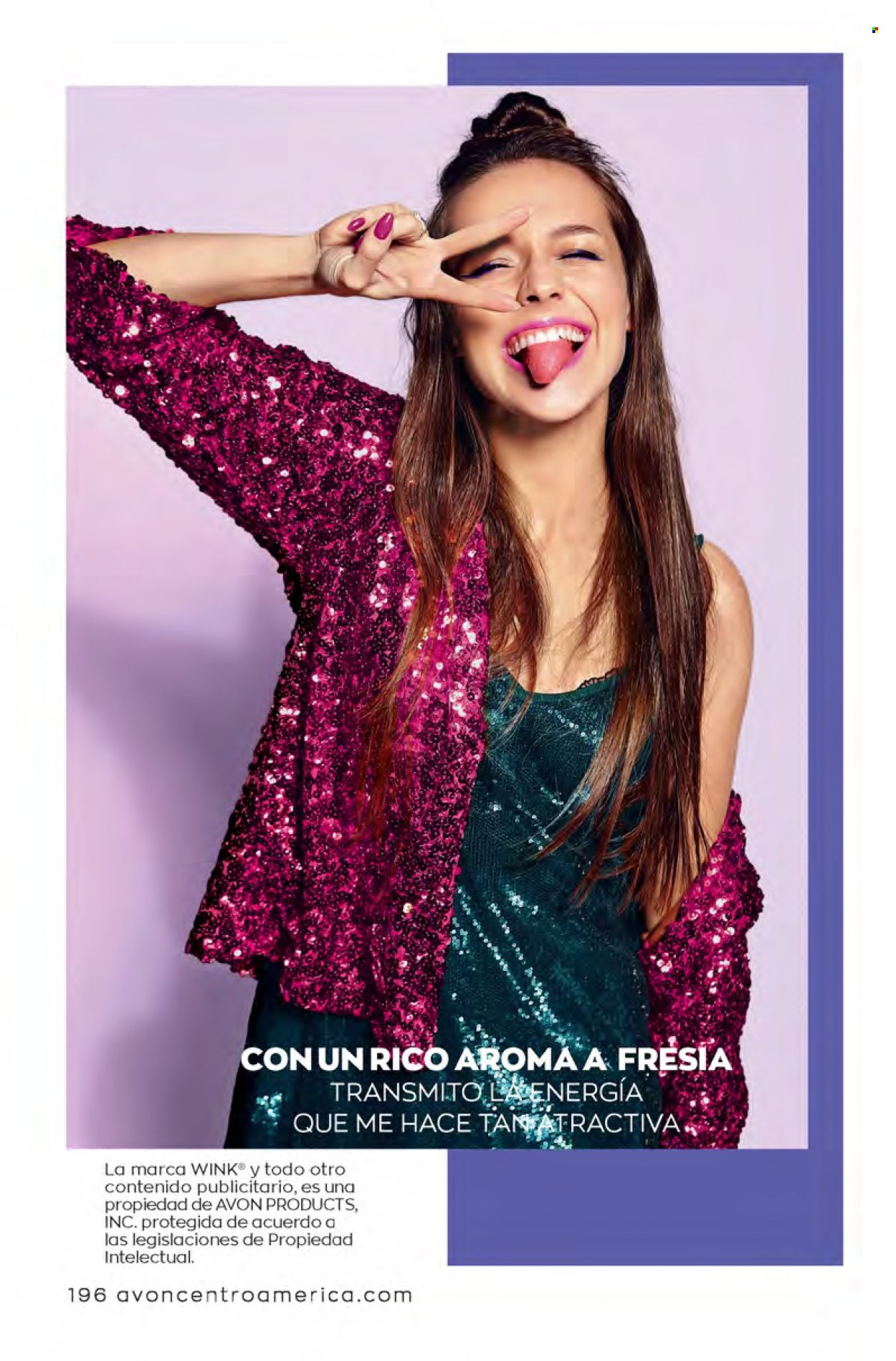 Catálogo Avon. Página 196