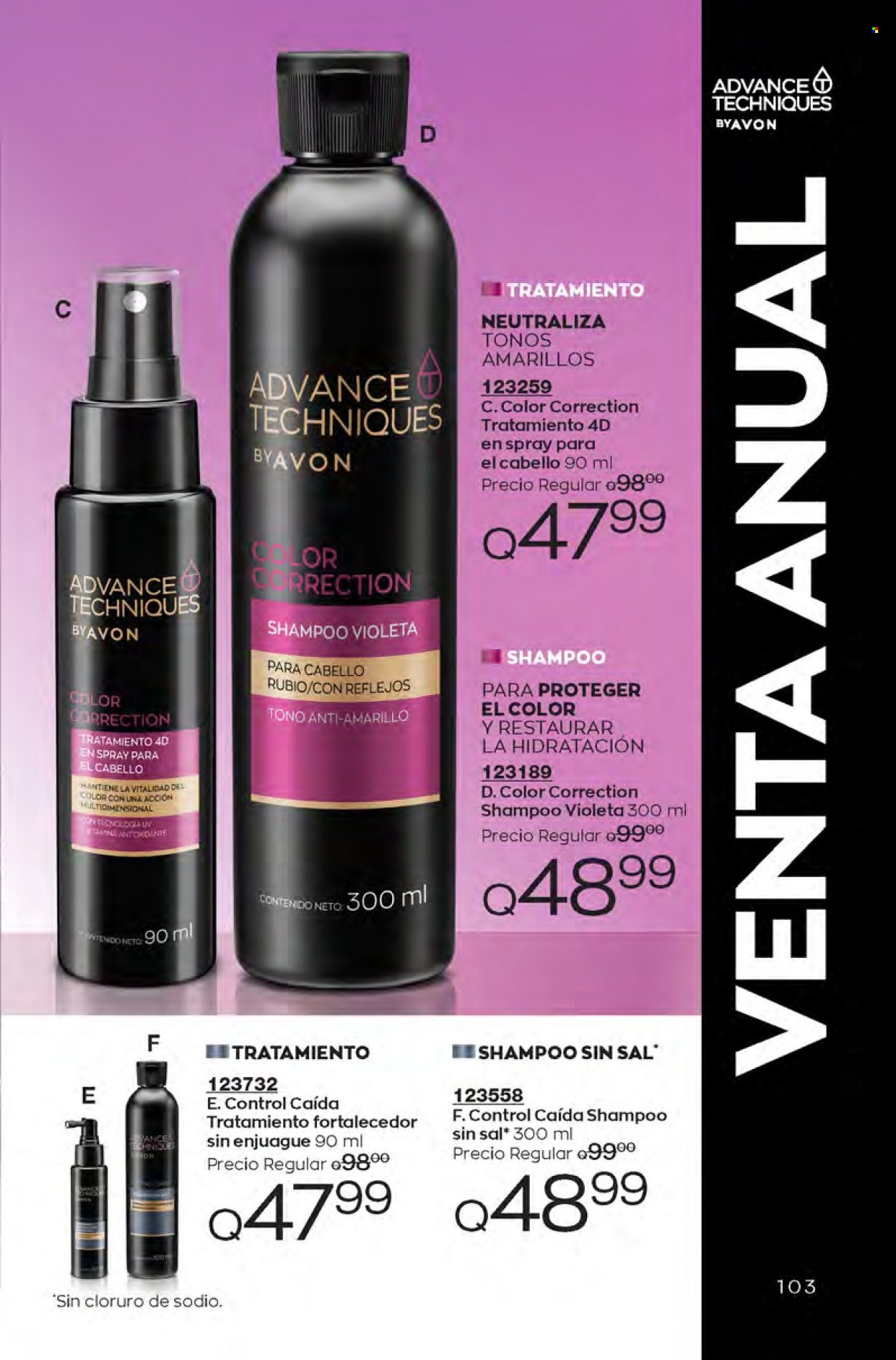 Catálogo Avon. Página 103