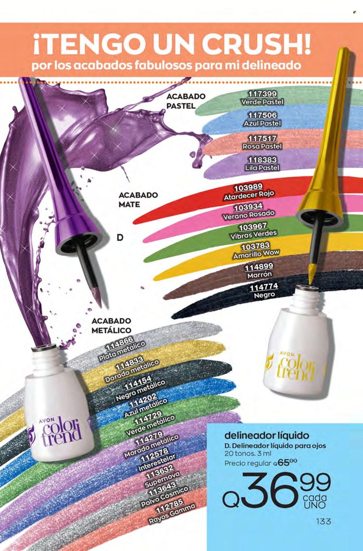 Catálogo Avon. Página 133