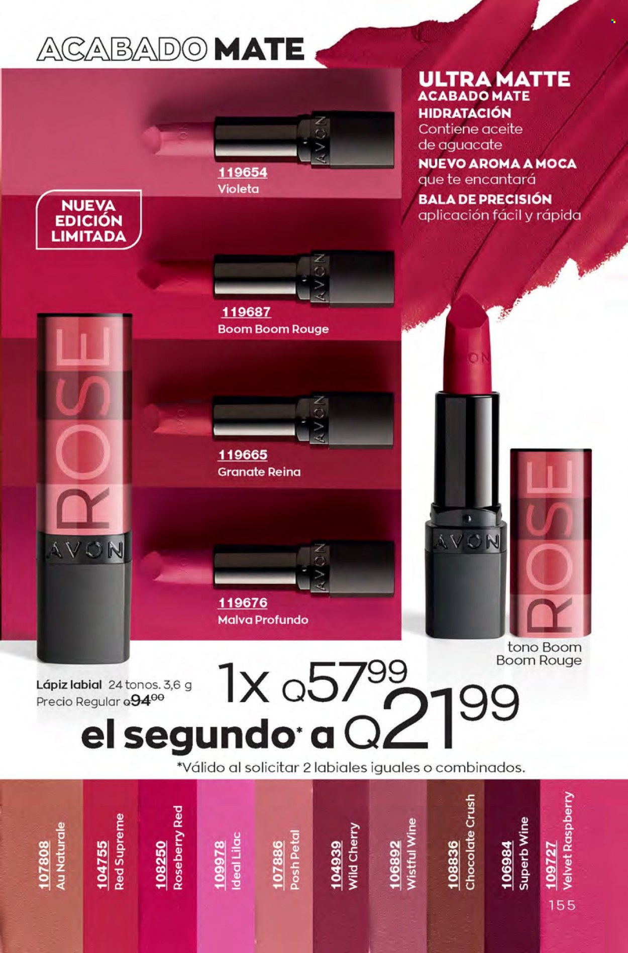 Catálogo Avon. Página 155