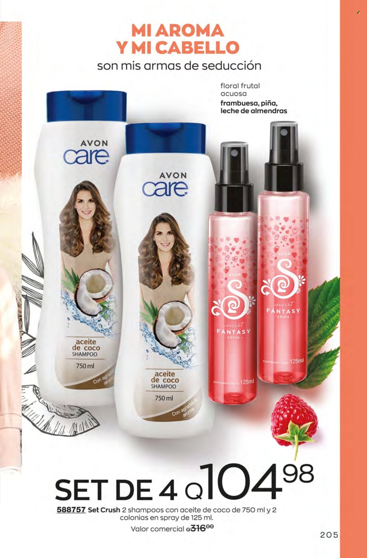 Catálogo Avon. Página 205