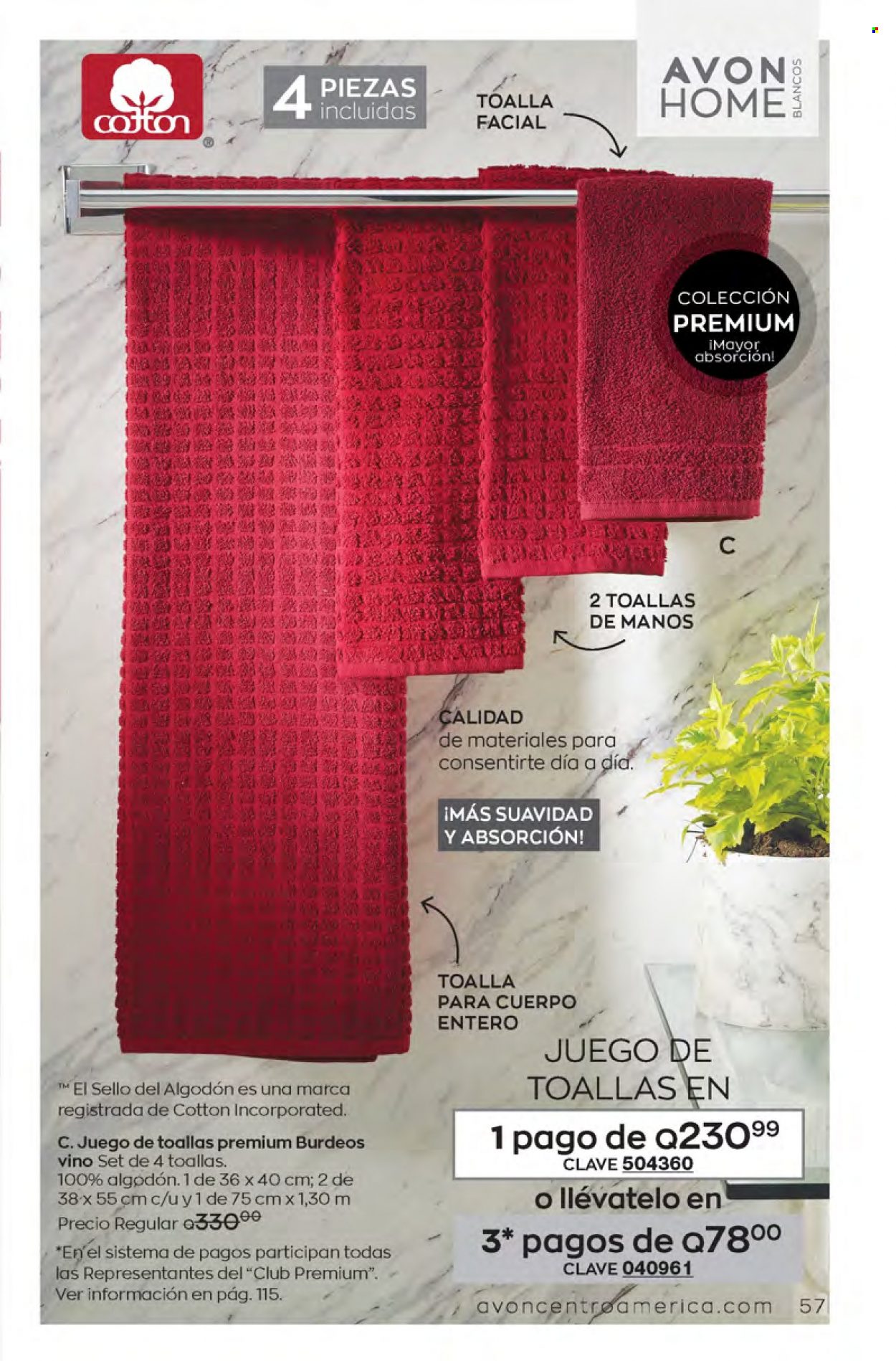 Catálogo Avon. Página 57