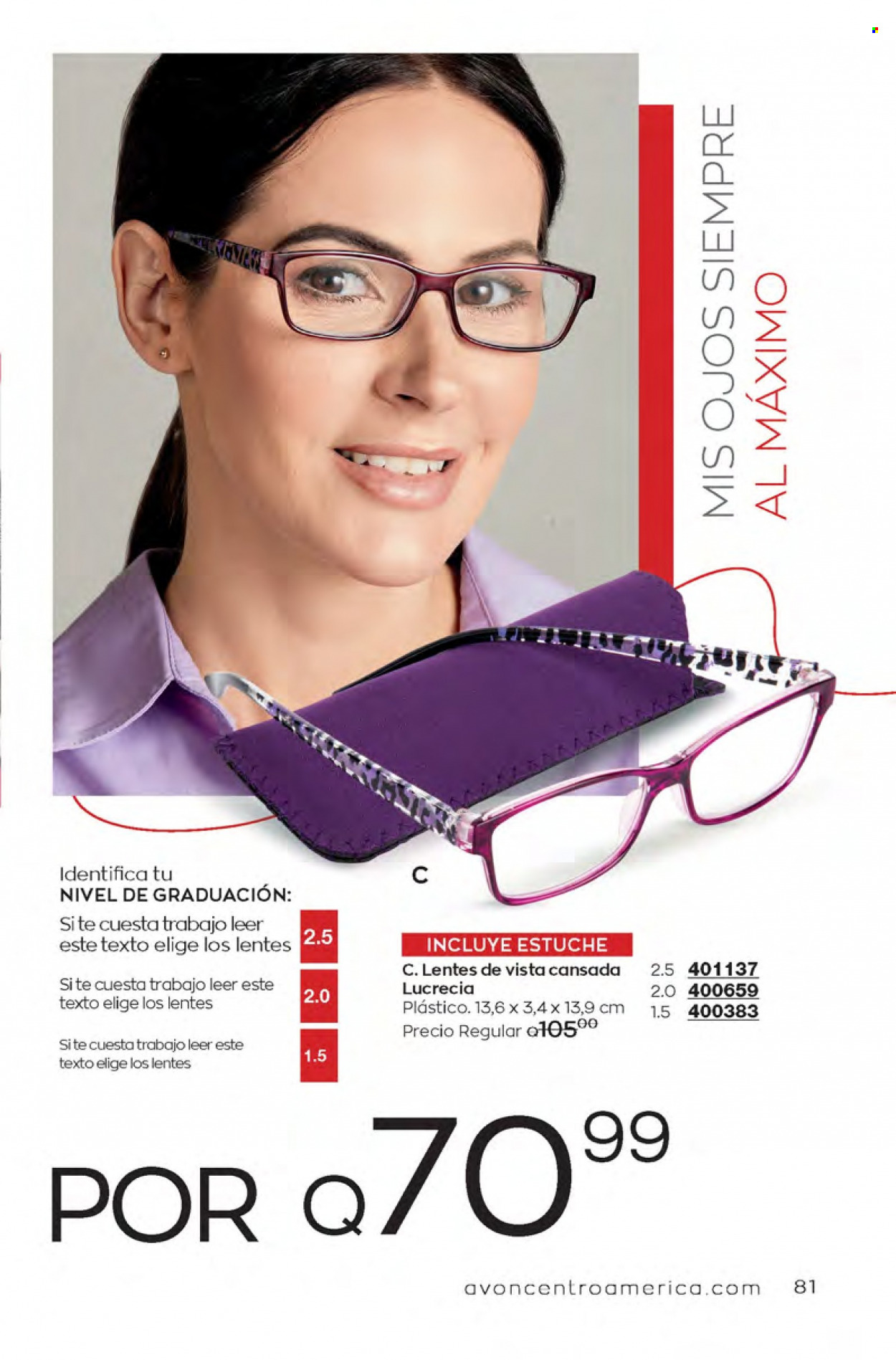 Catálogo Avon. Página 81