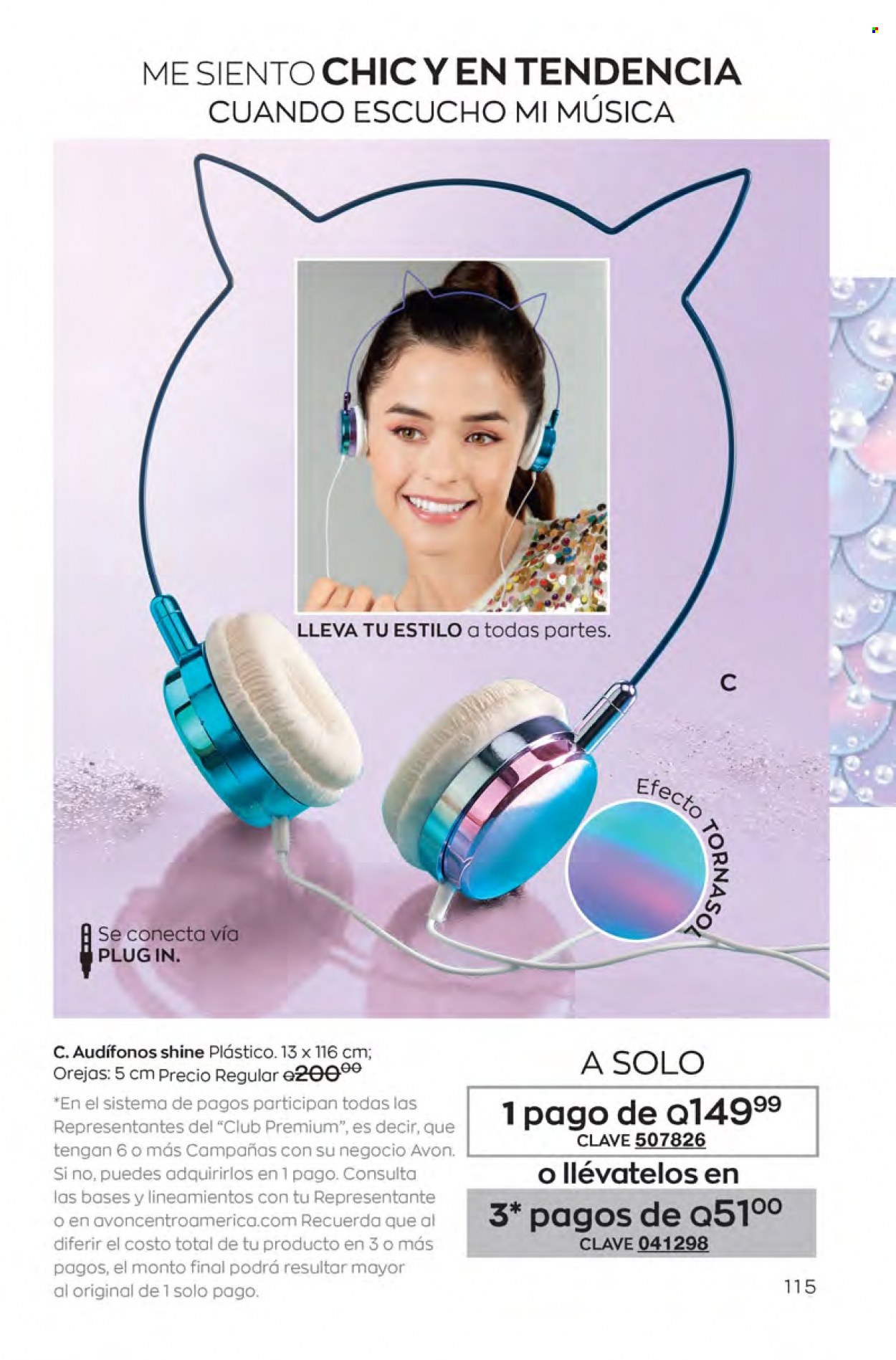 Catálogo Avon. Página 115