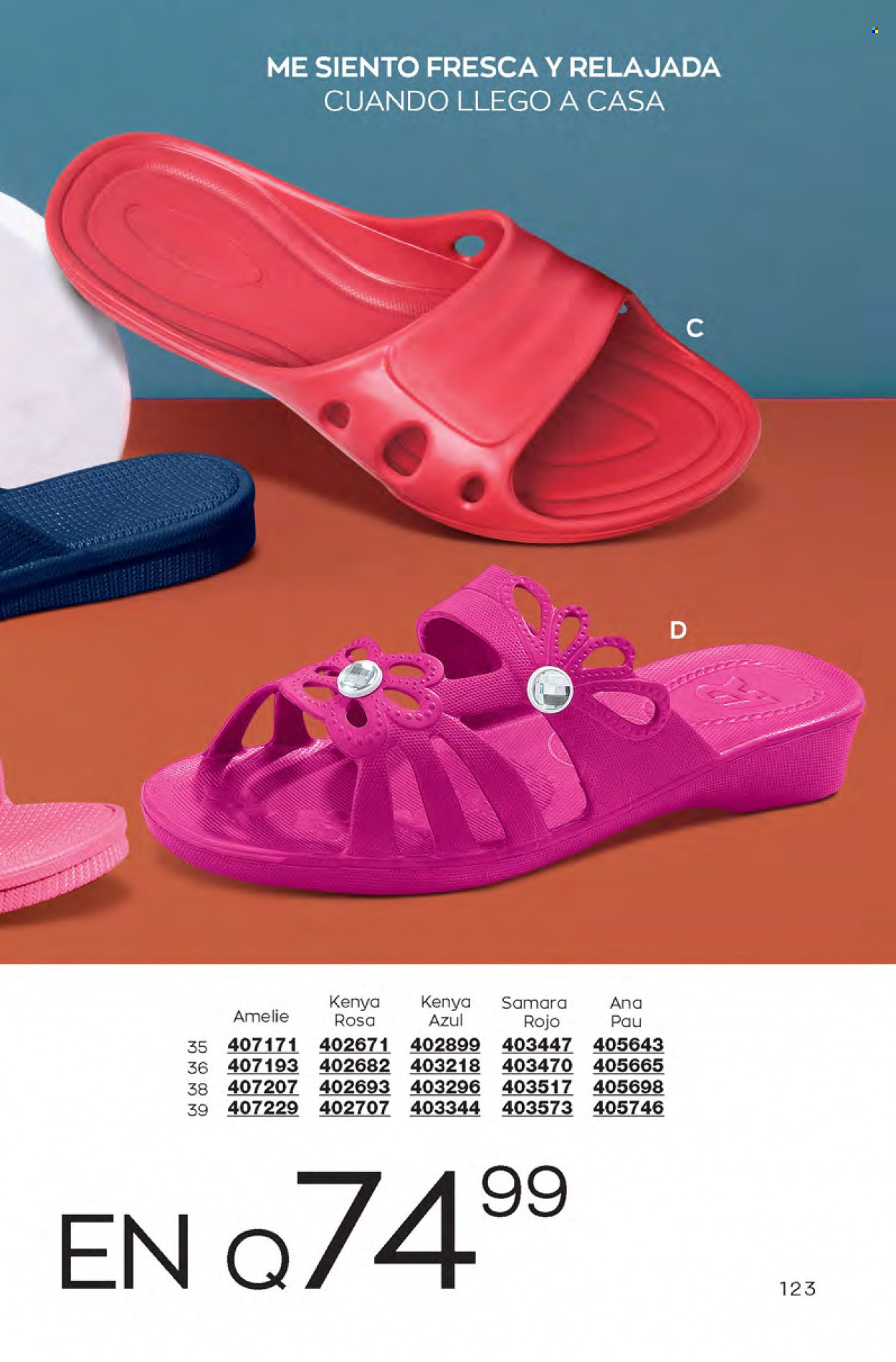 Catálogo Avon. Página 123