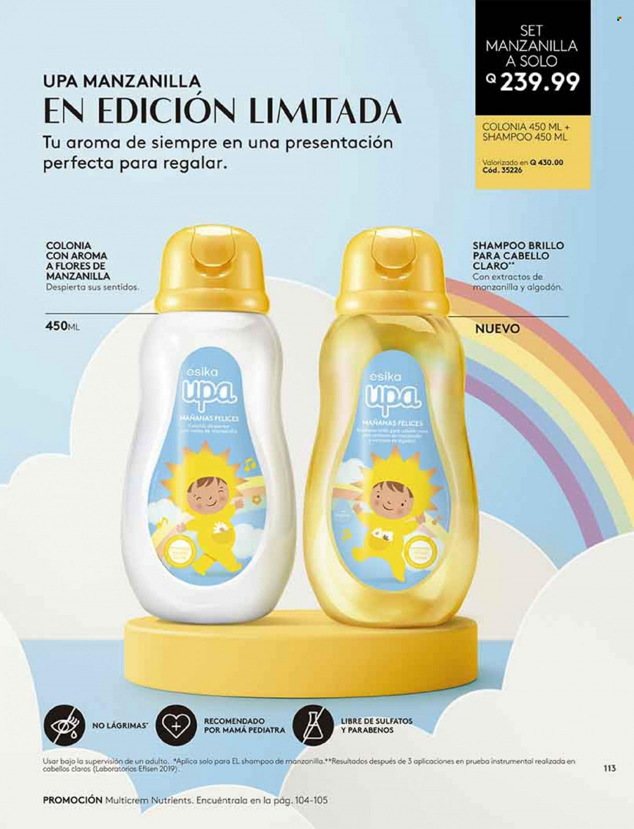 thumbnail - Folleto actual Ésika - Ventas - champú, shampoo. Página 121.