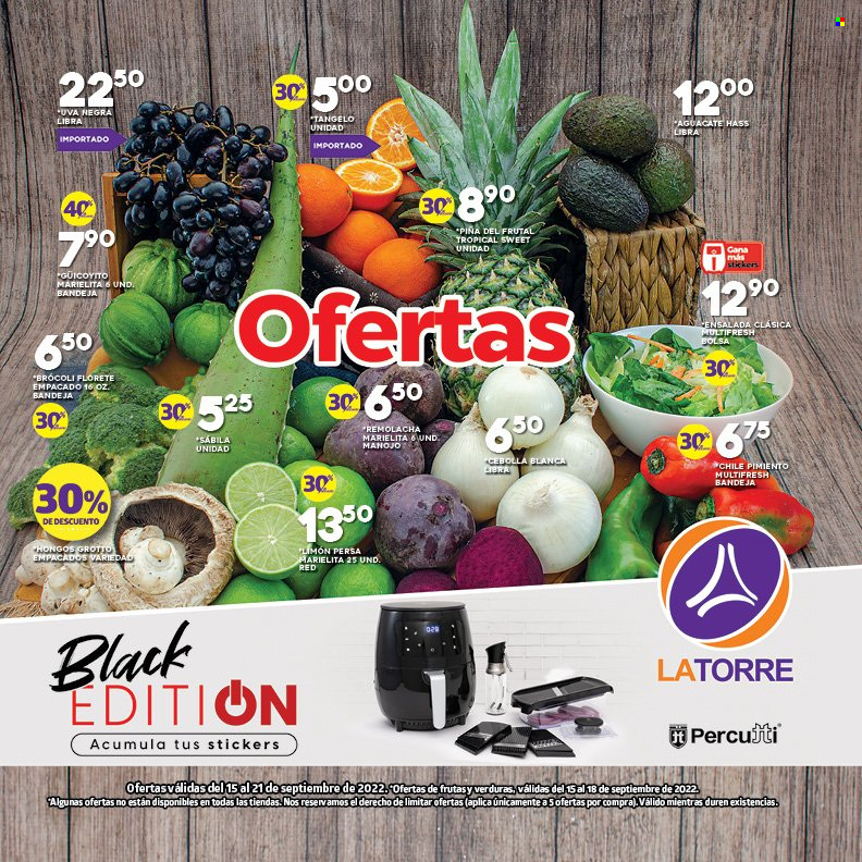 Catálogo Supermercados La Torre - 15.9.2022 - 21.9.2022. Página 1