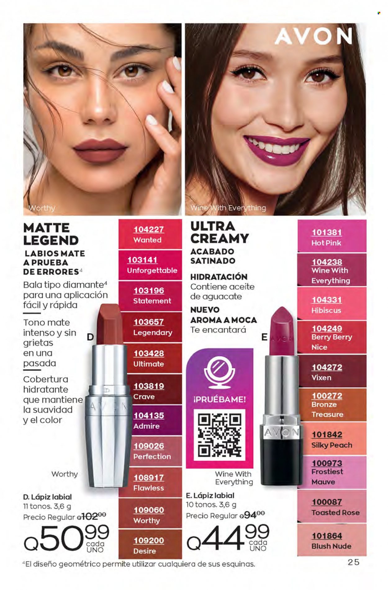 Catálogo Avon. Página 25