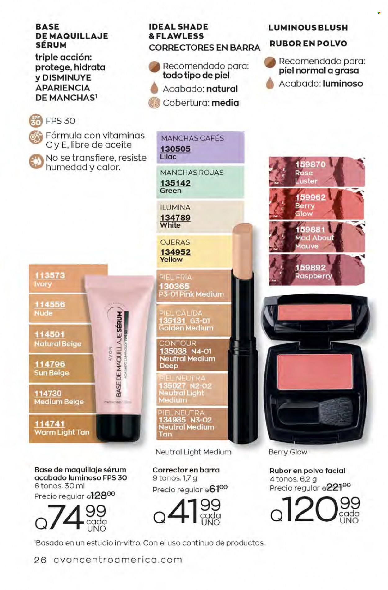 Catálogo Avon. Página 26